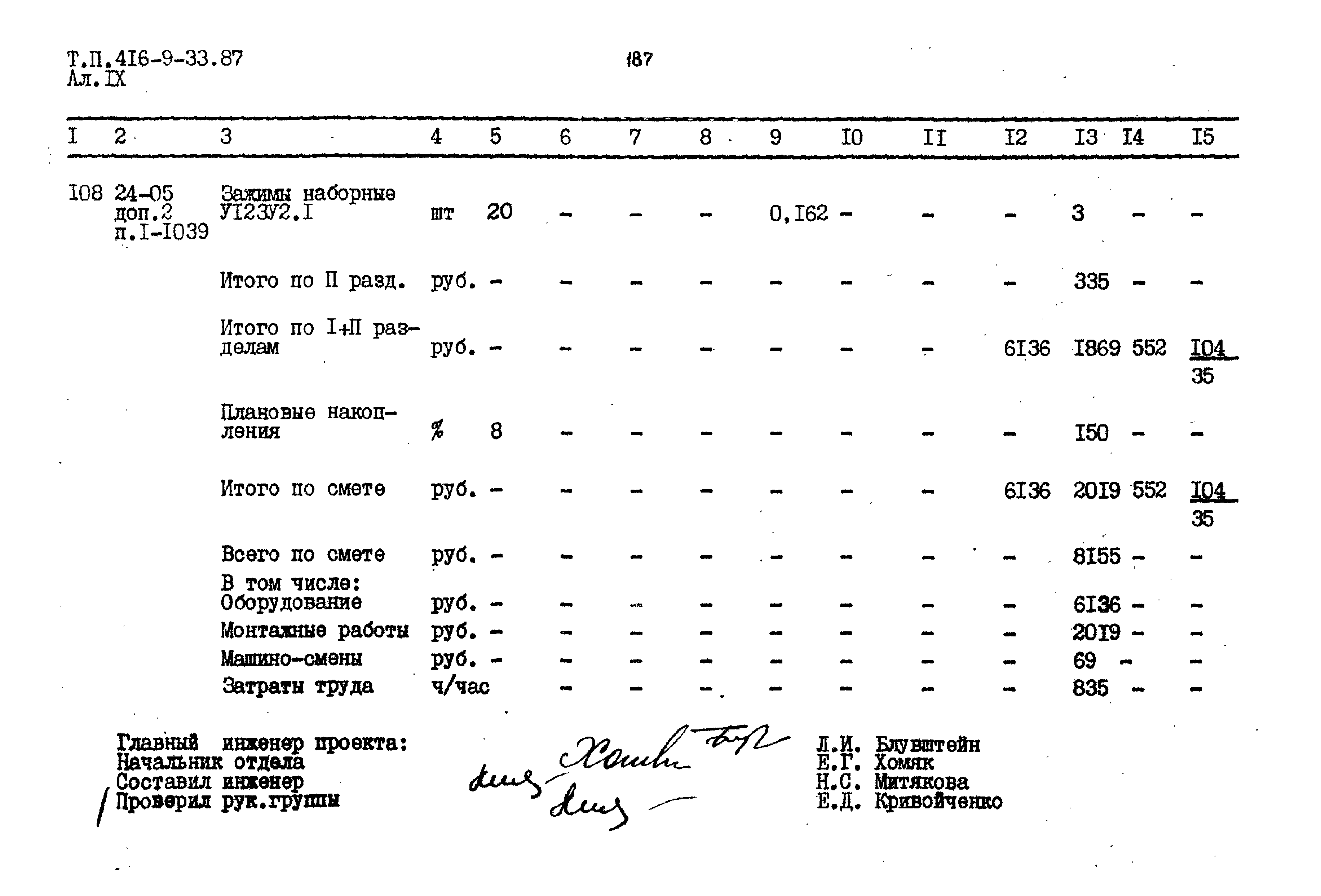 Типовой проект 416-9-33.87