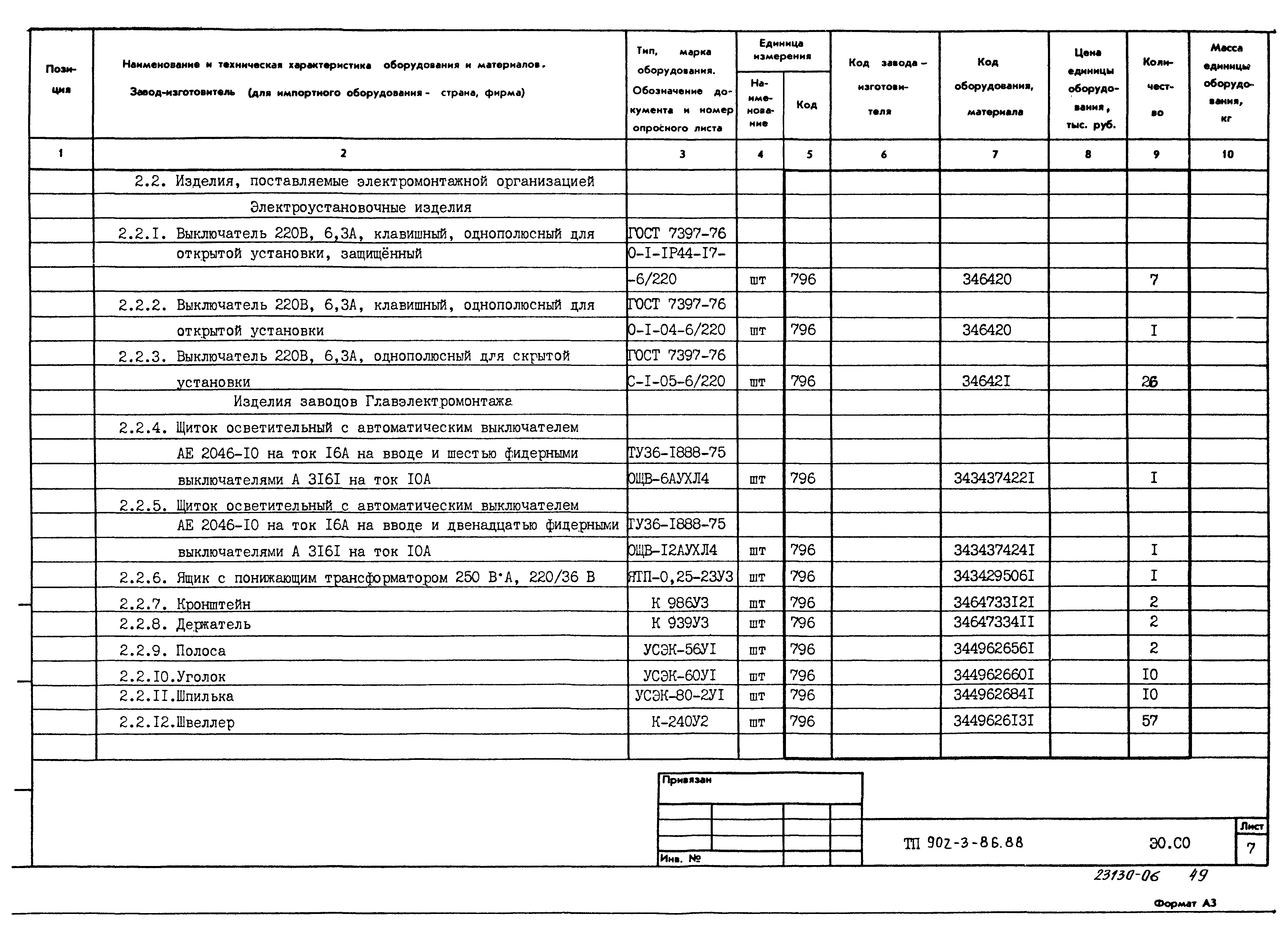 Типовой проект 902-3-86.88