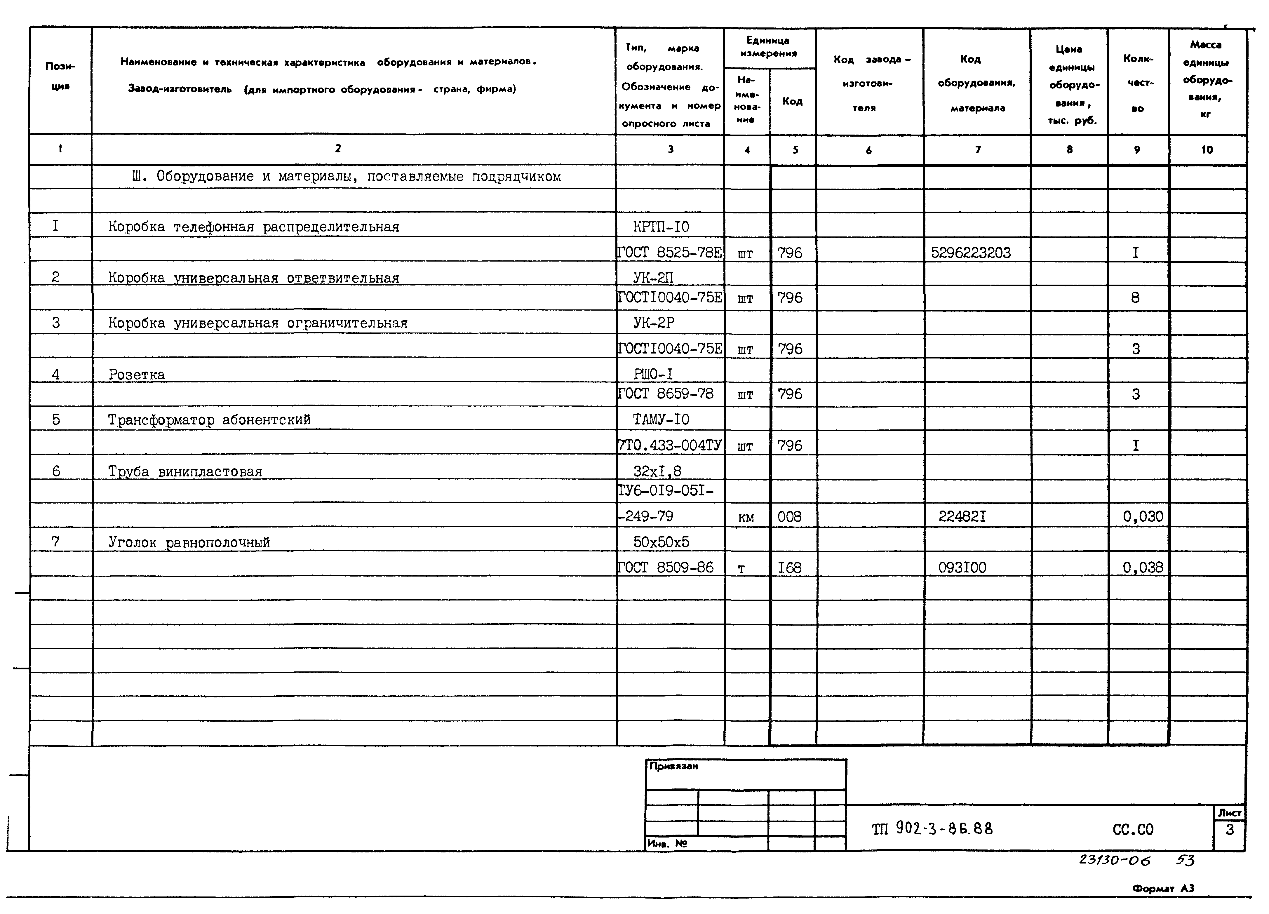 Типовой проект 902-3-86.88