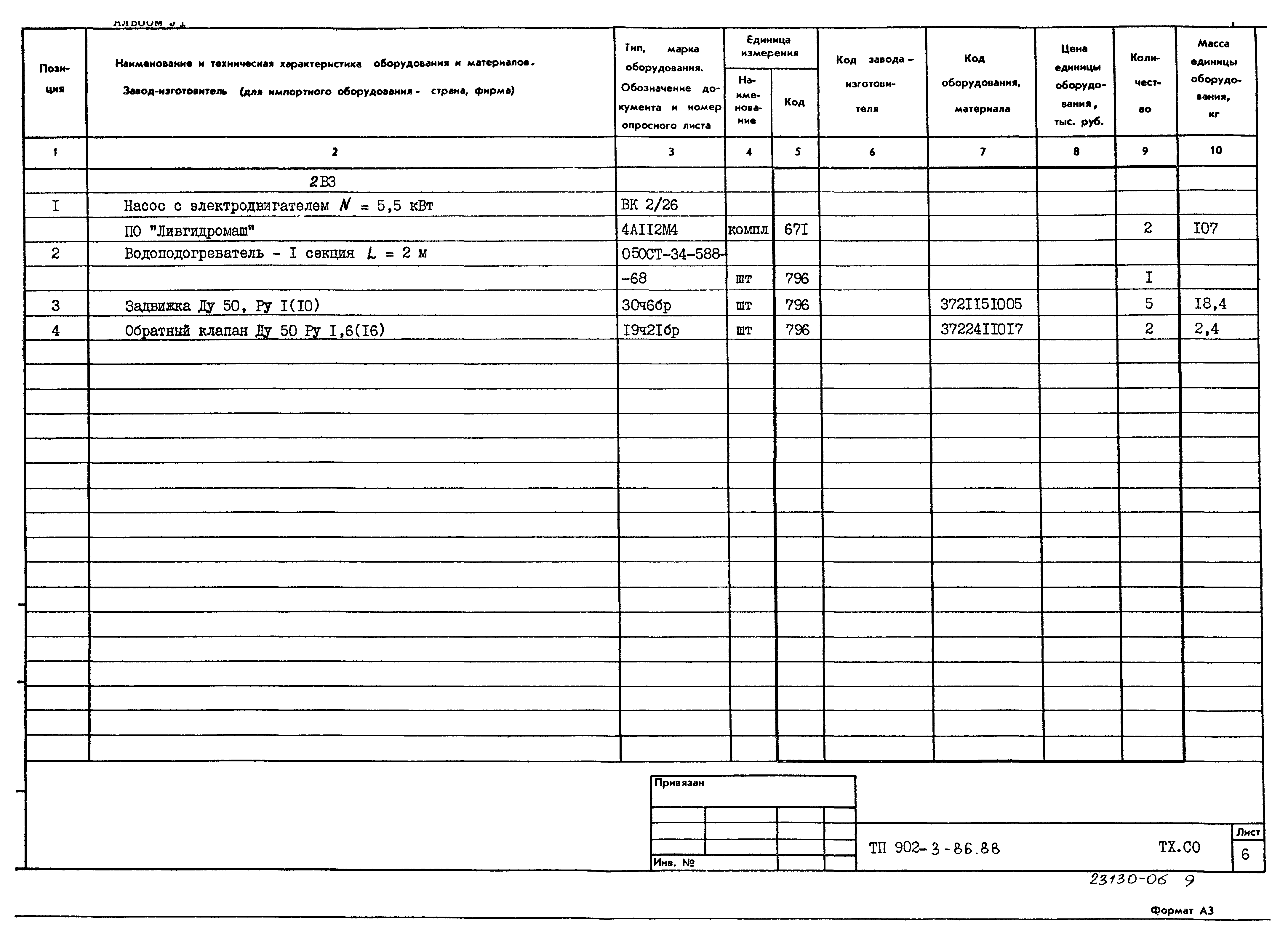 Типовой проект 902-3-86.88