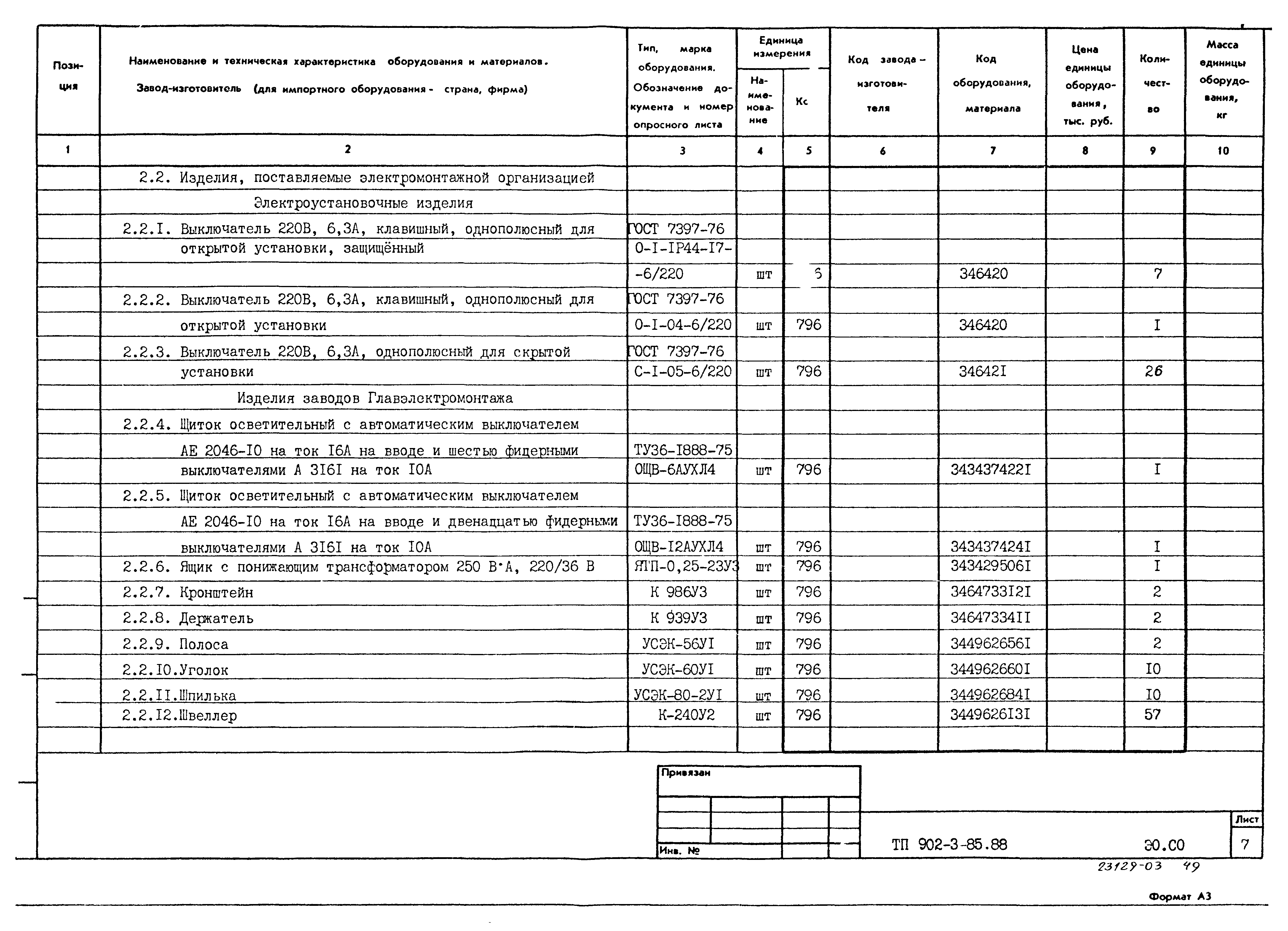 Типовой проект 902-3-85.88