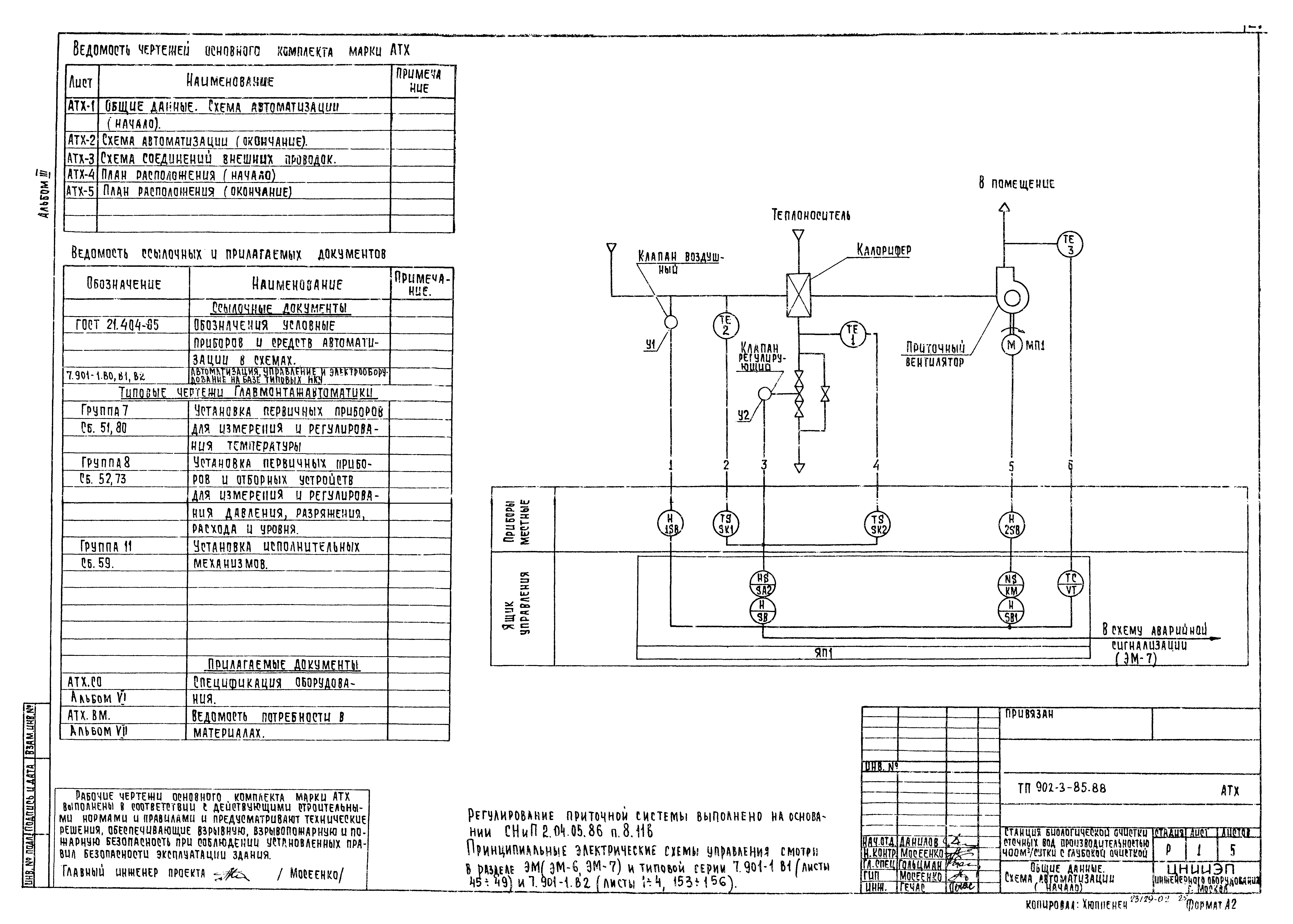 Типовой проект 902-3-85.88