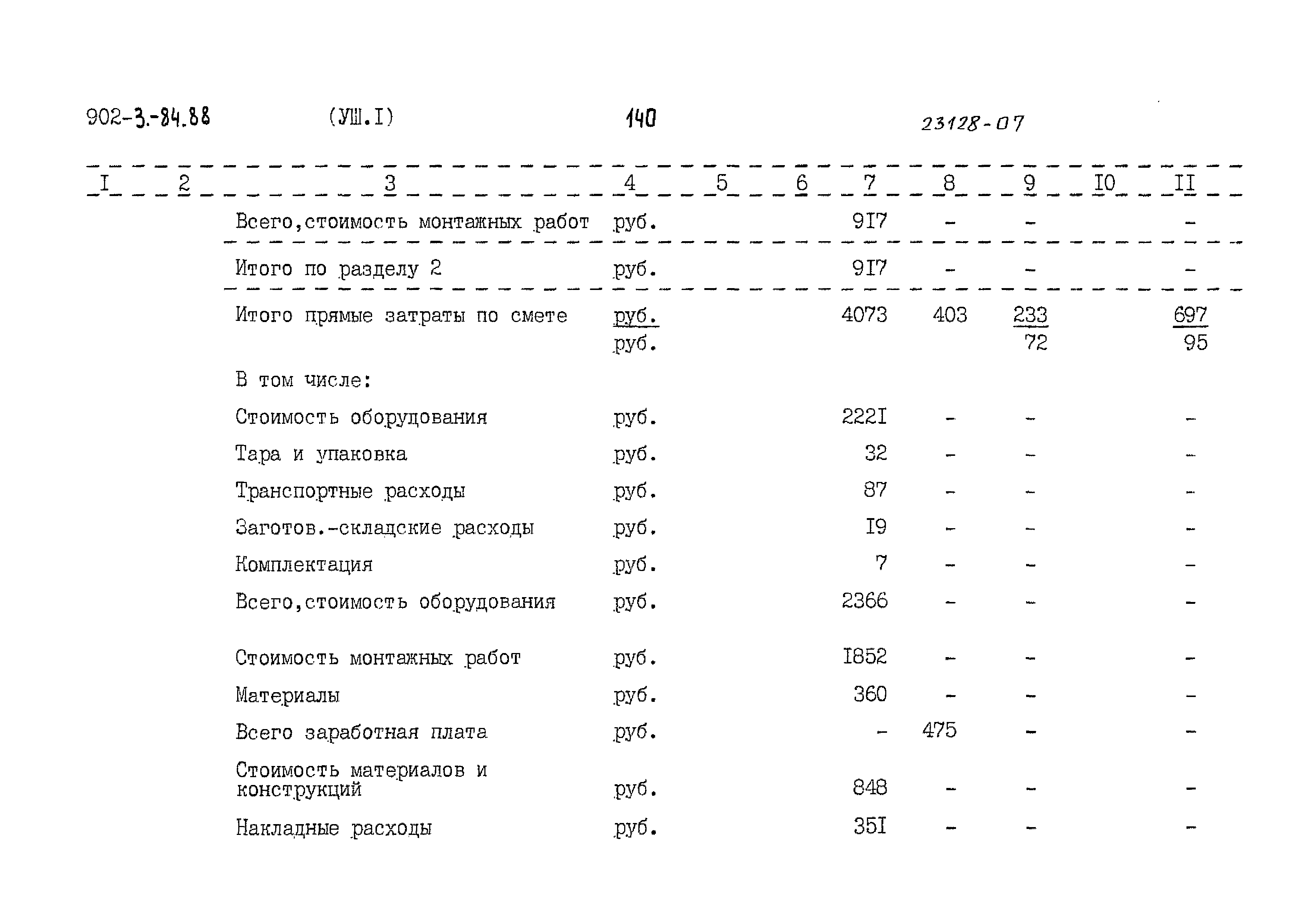 Типовой проект 902-3-84.88