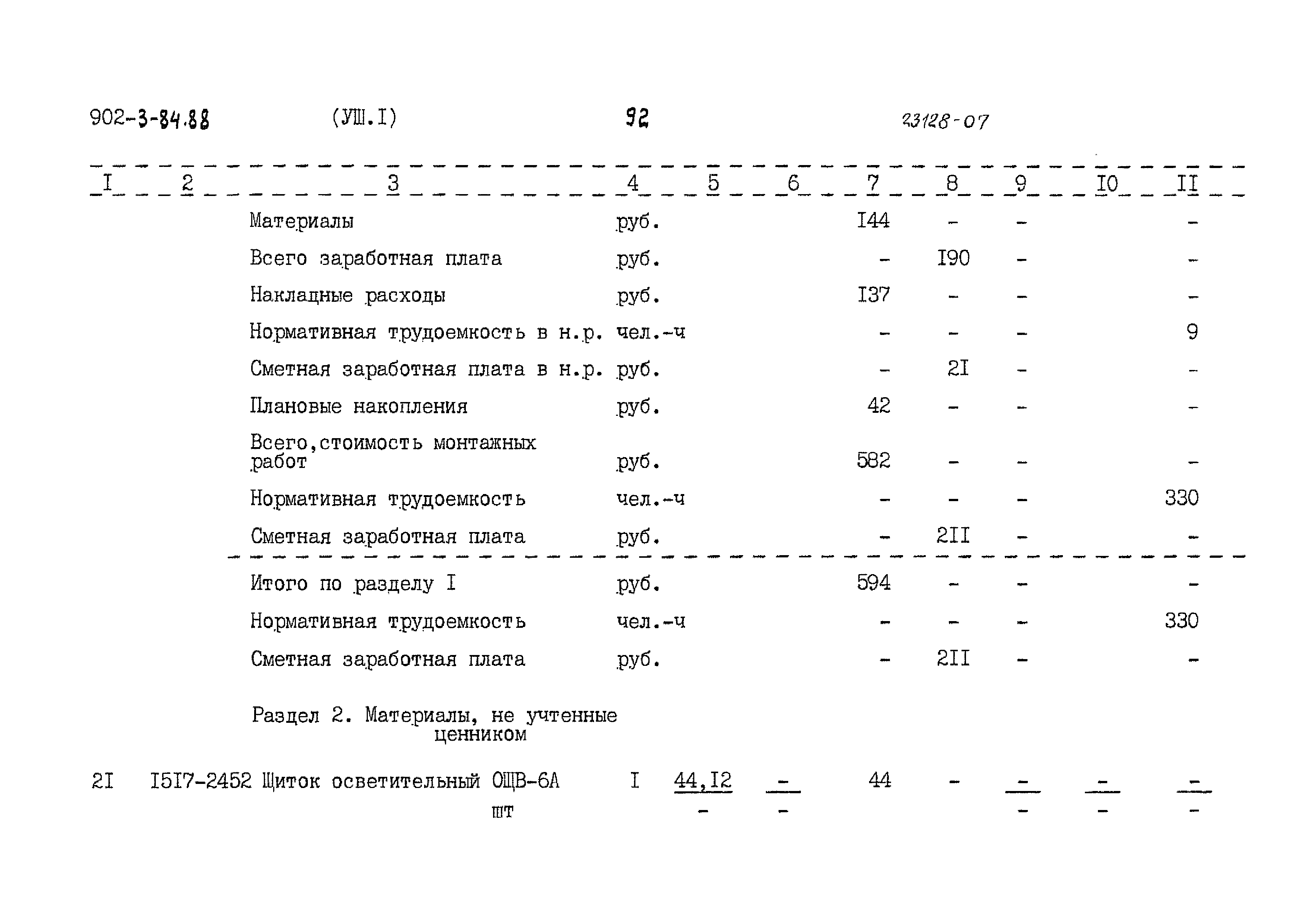 Типовой проект 902-3-84.88