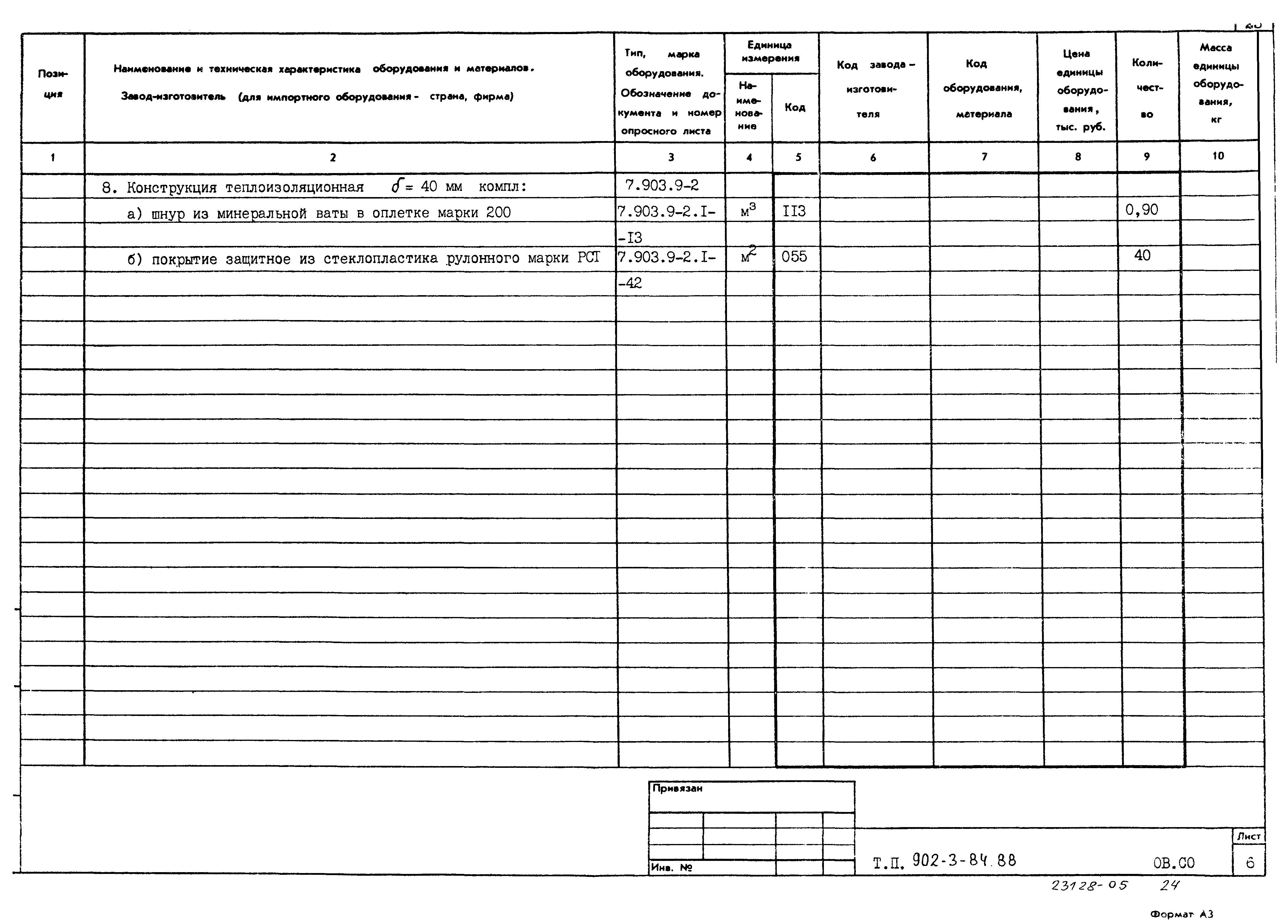 Типовой проект 902-3-84.88