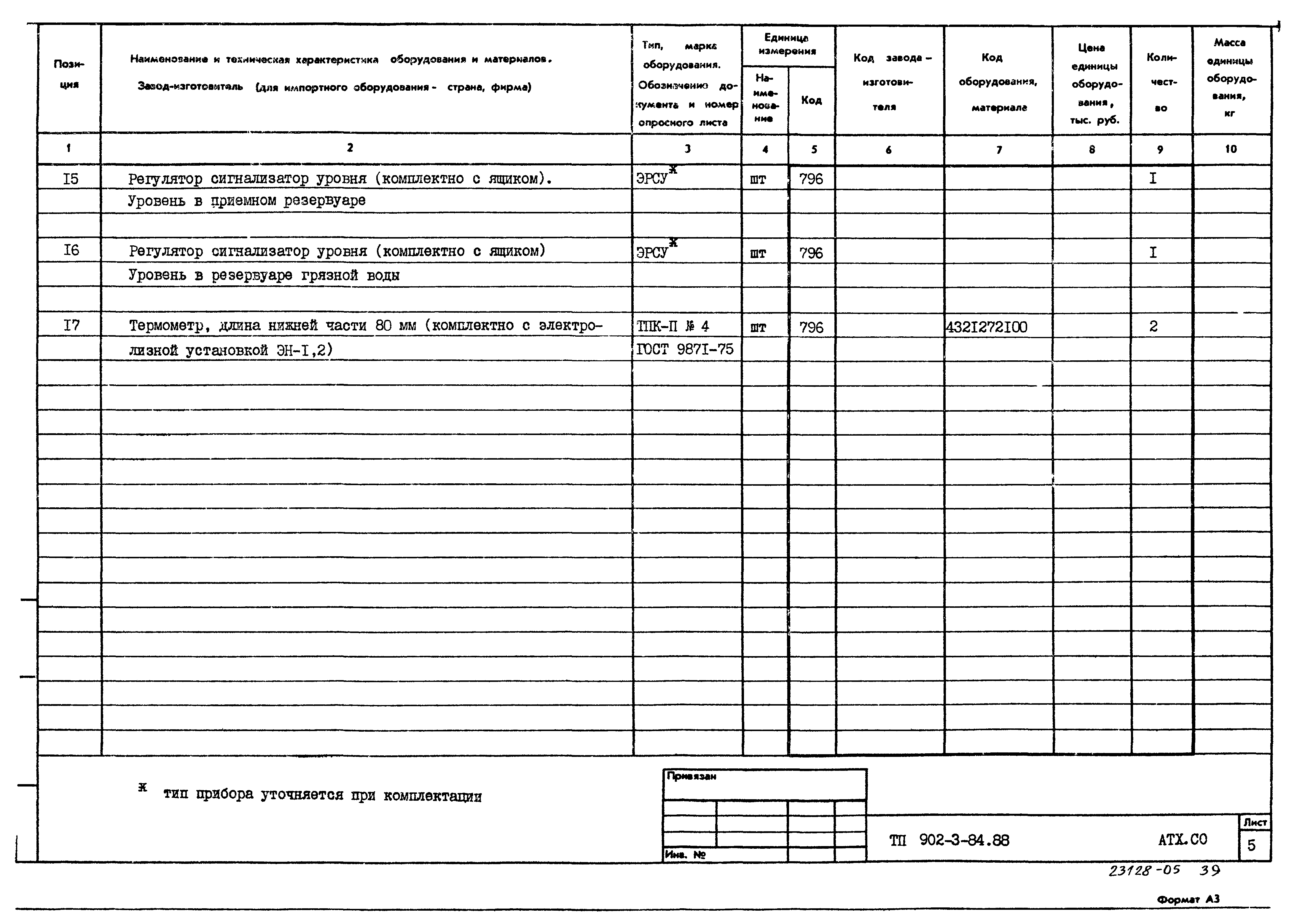 Типовой проект 902-3-84.88