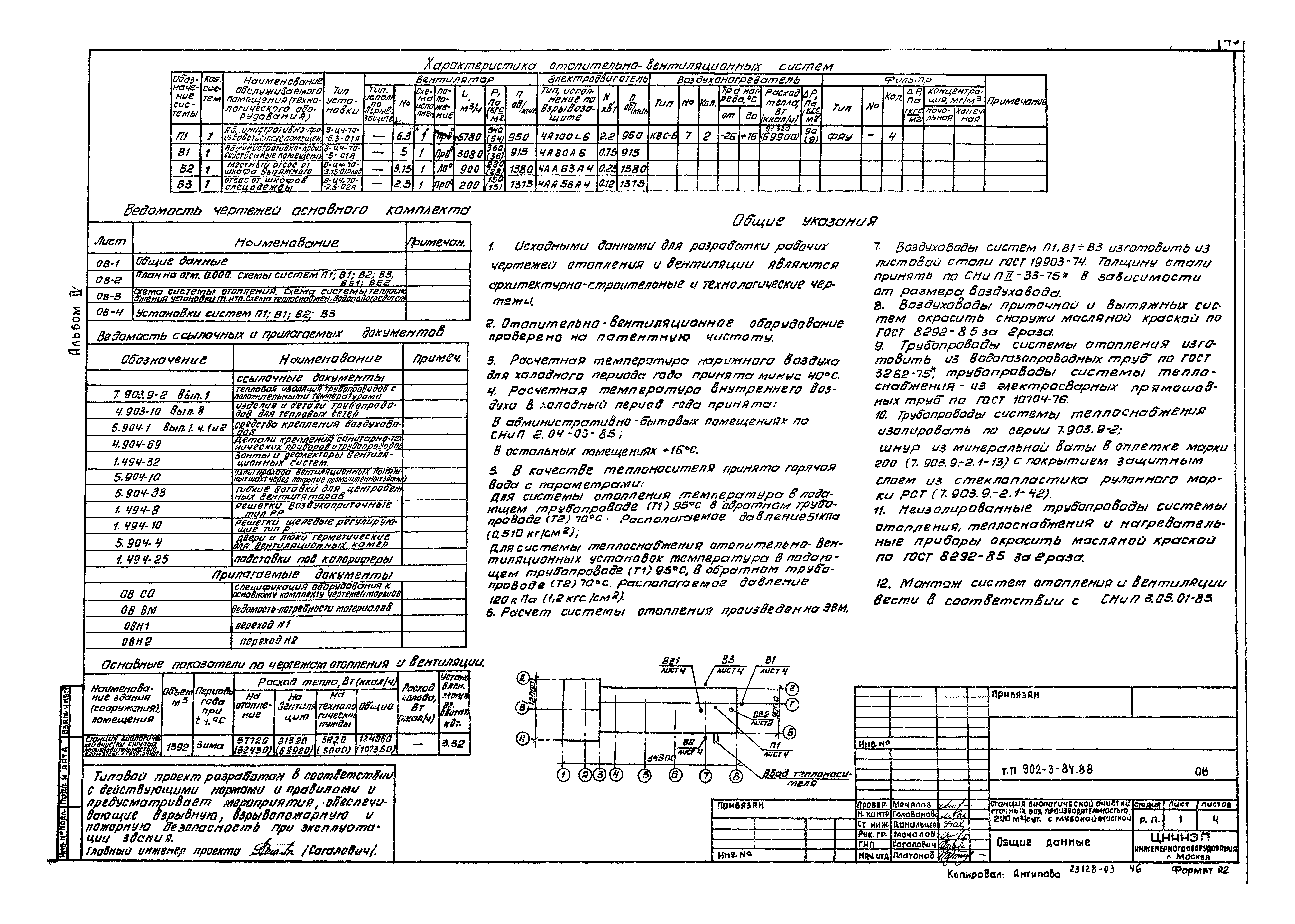Типовой проект 902-3-84.88