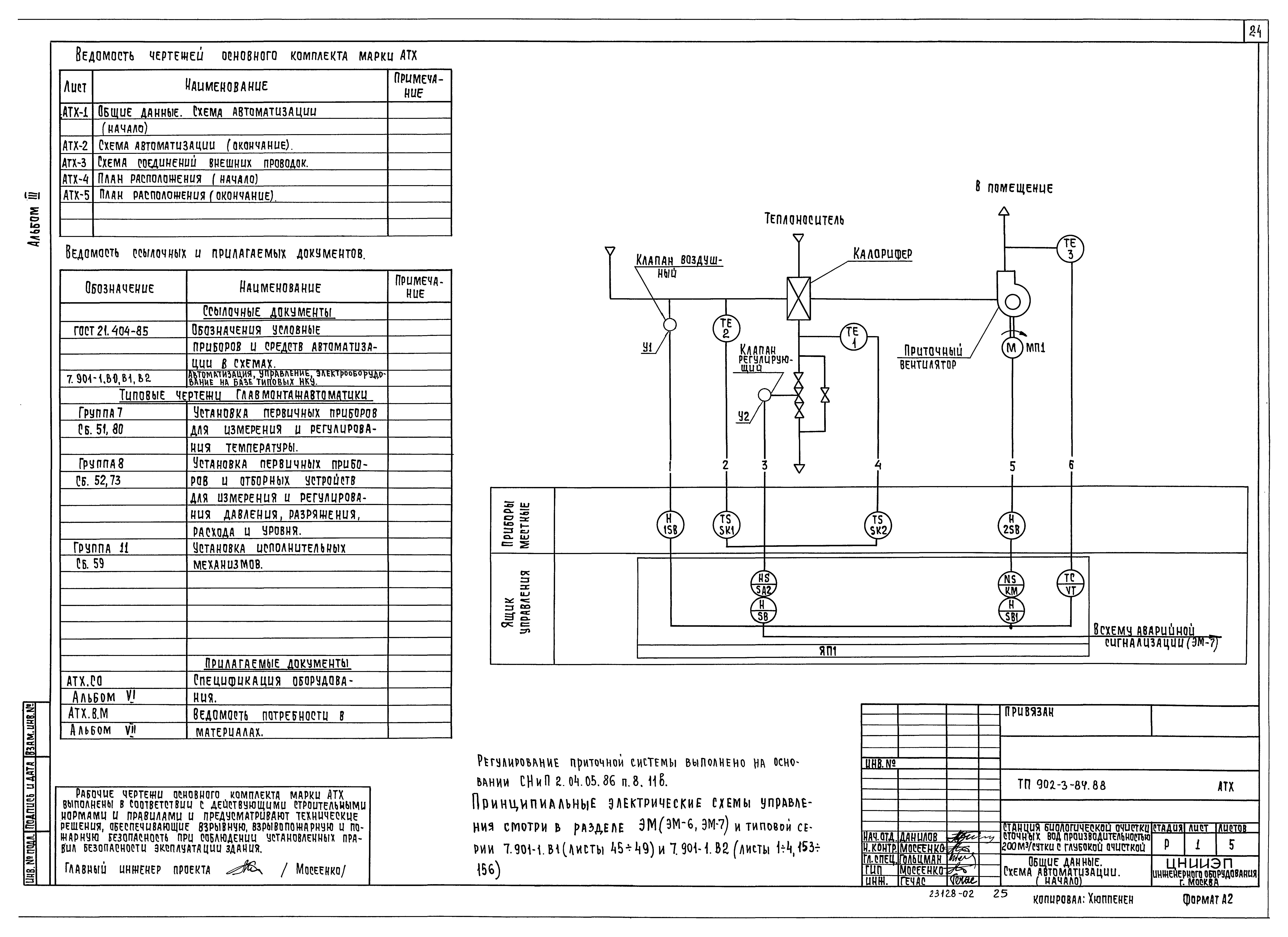 Типовой проект 902-3-84.88