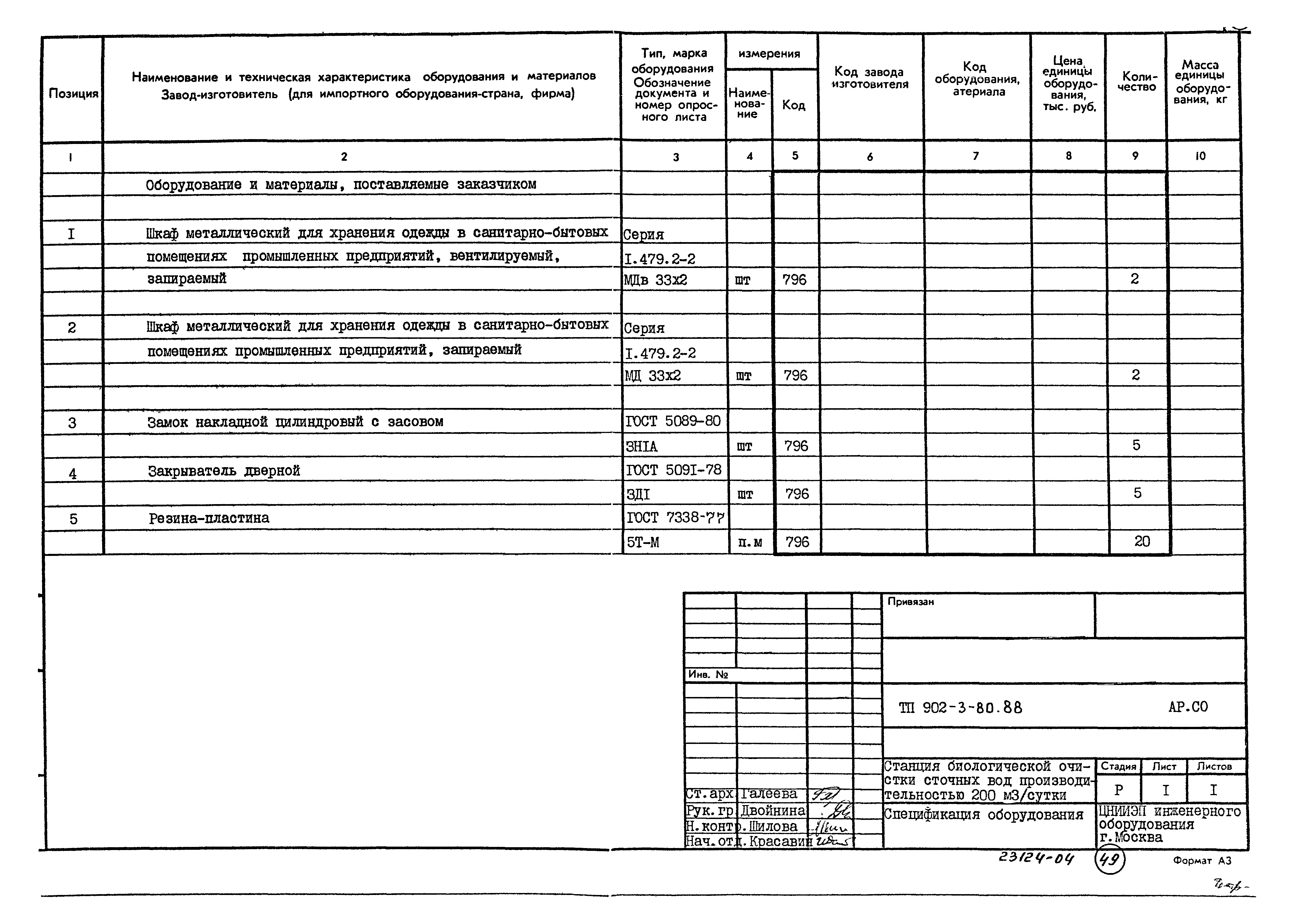 Типовой проект 902-3-80.88