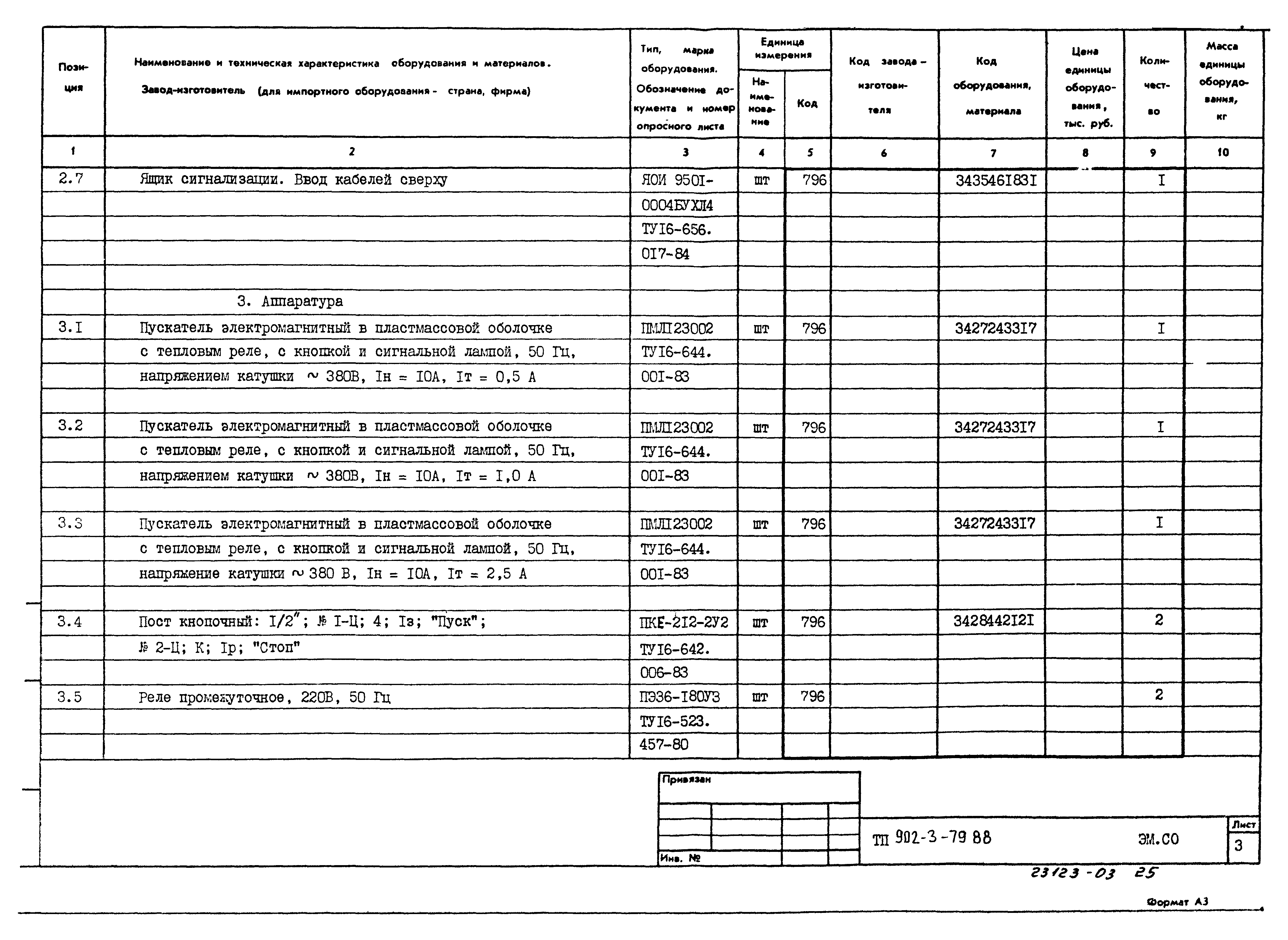 Типовой проект 902-3-79.88