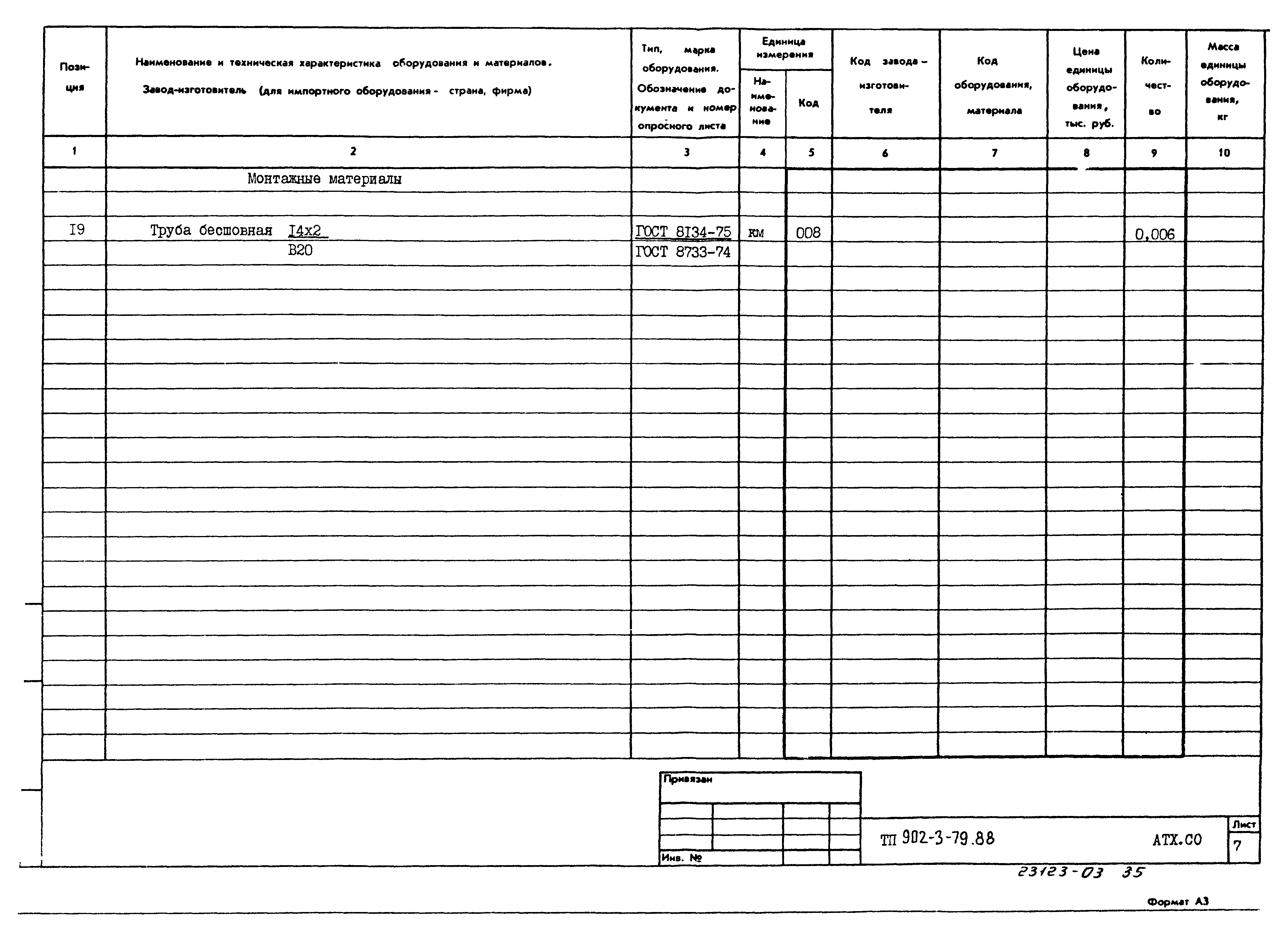 Типовой проект 902-3-79.88