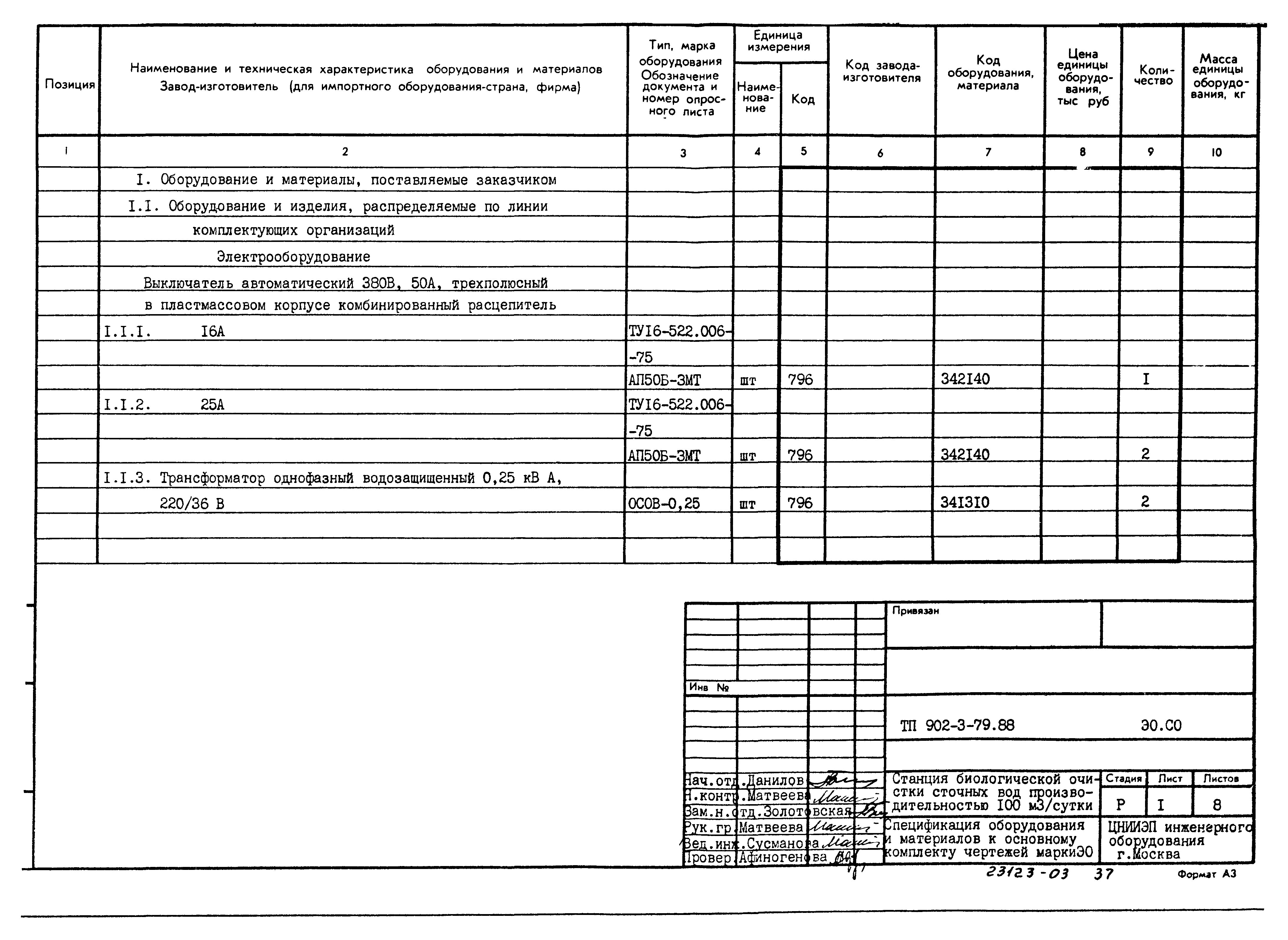Типовой проект 902-3-79.88