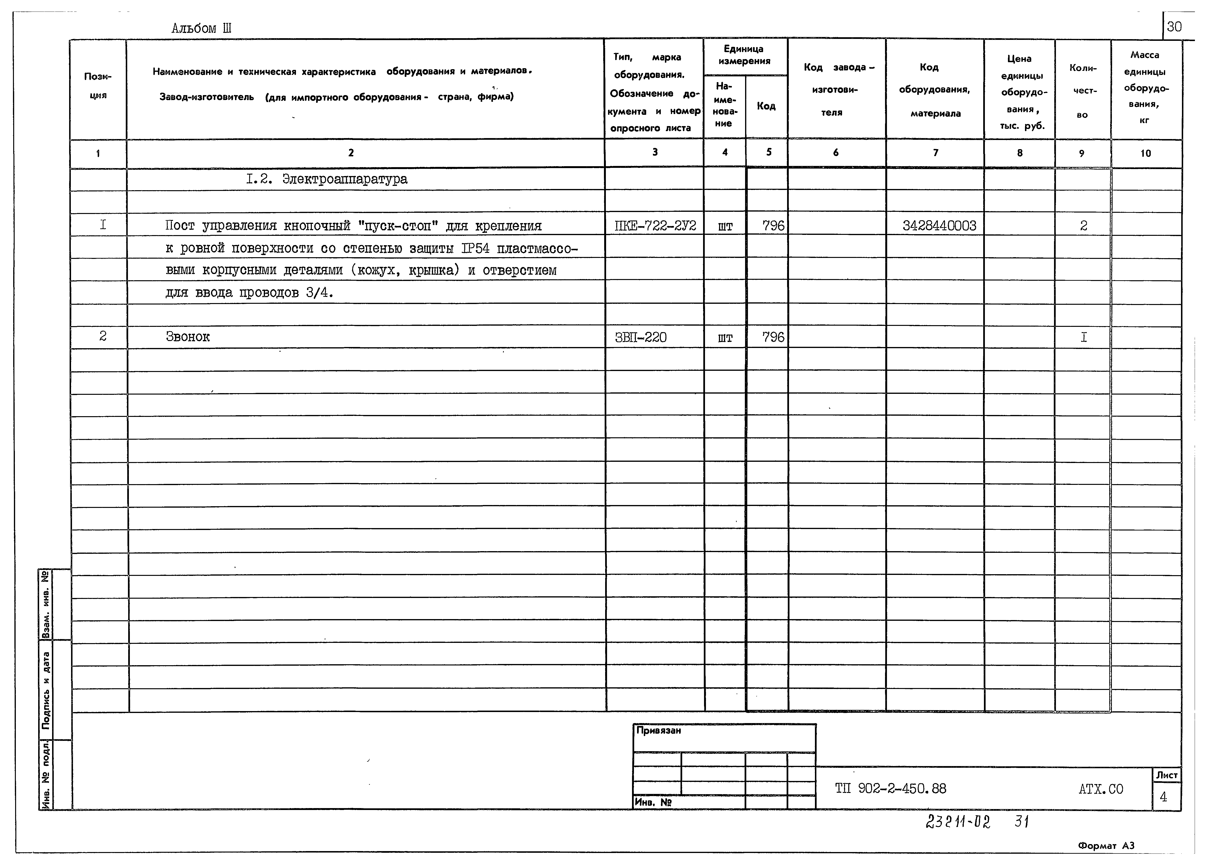Типовой проект 902-2-450.88