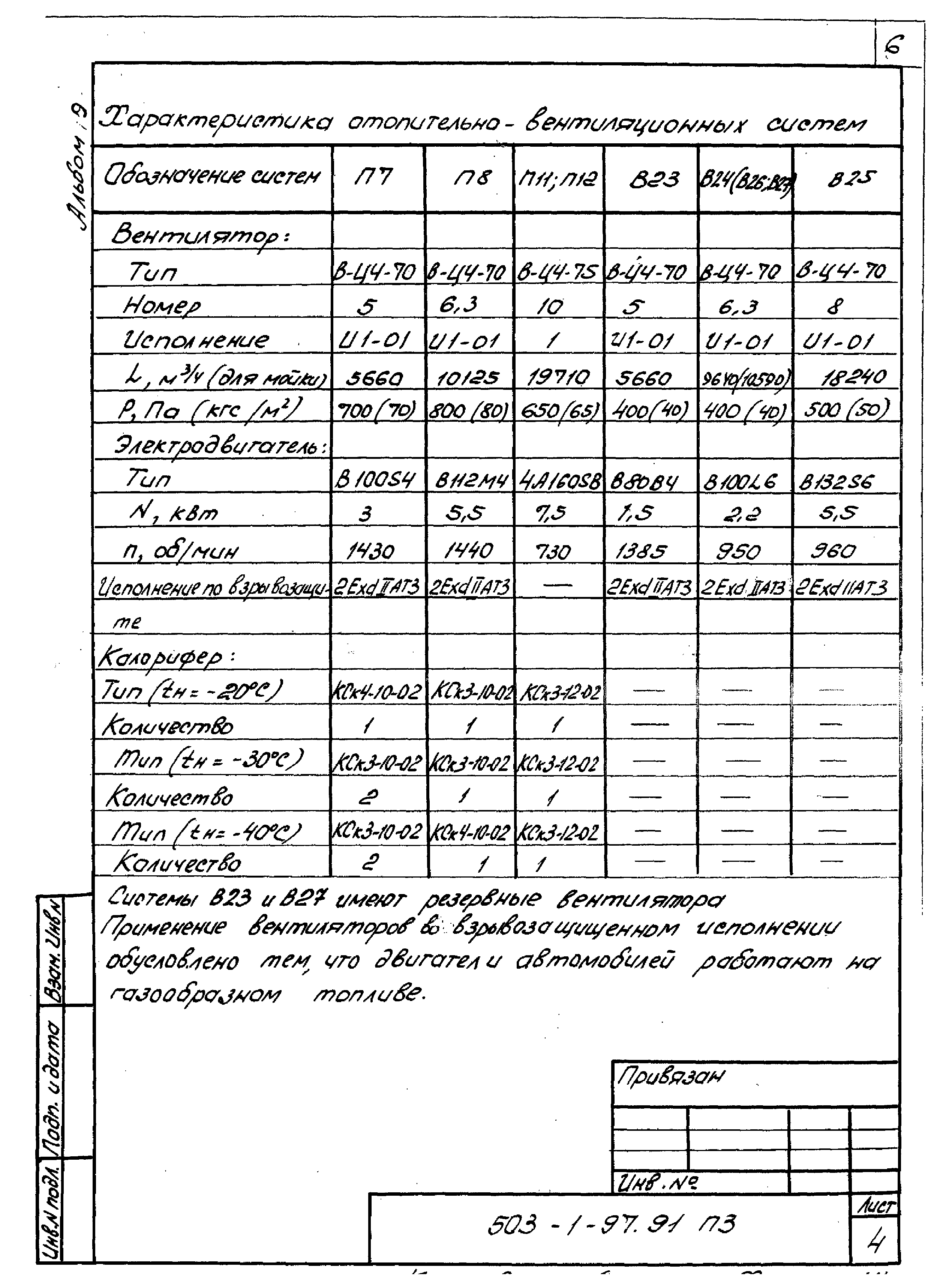 Типовой проект 503-1-97.91