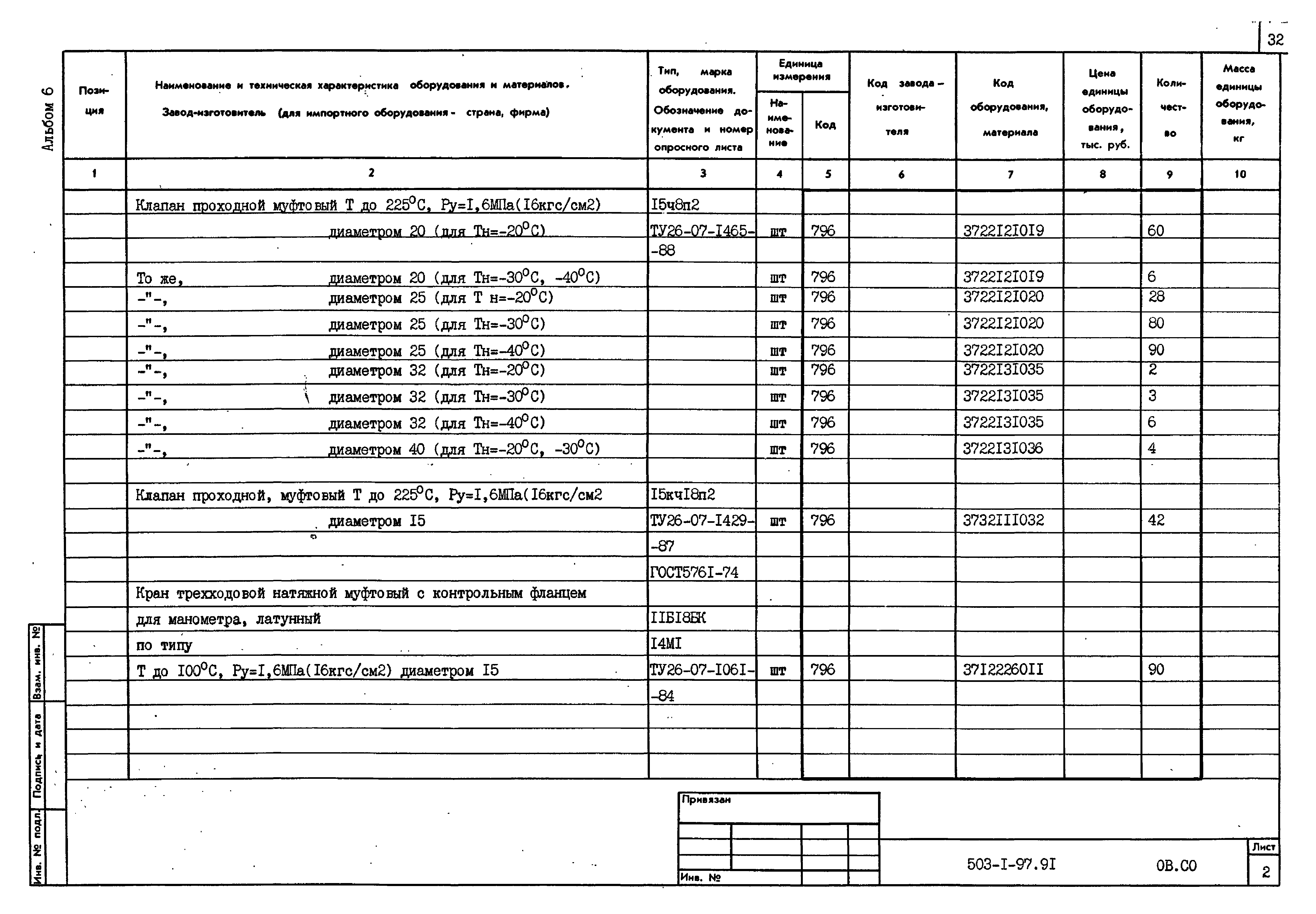 Типовой проект 503-1-97.91
