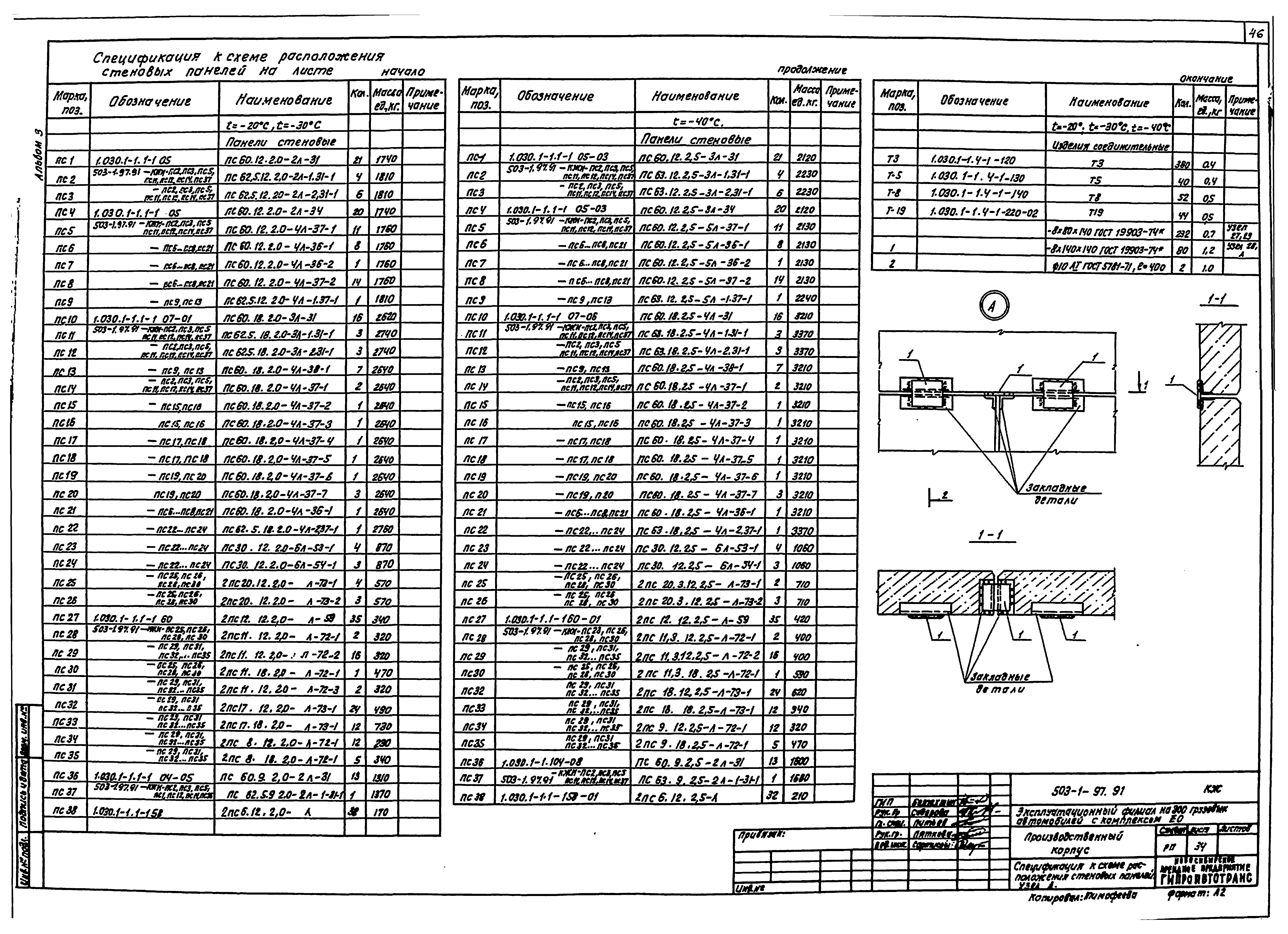 Типовой проект 503-1-97.91