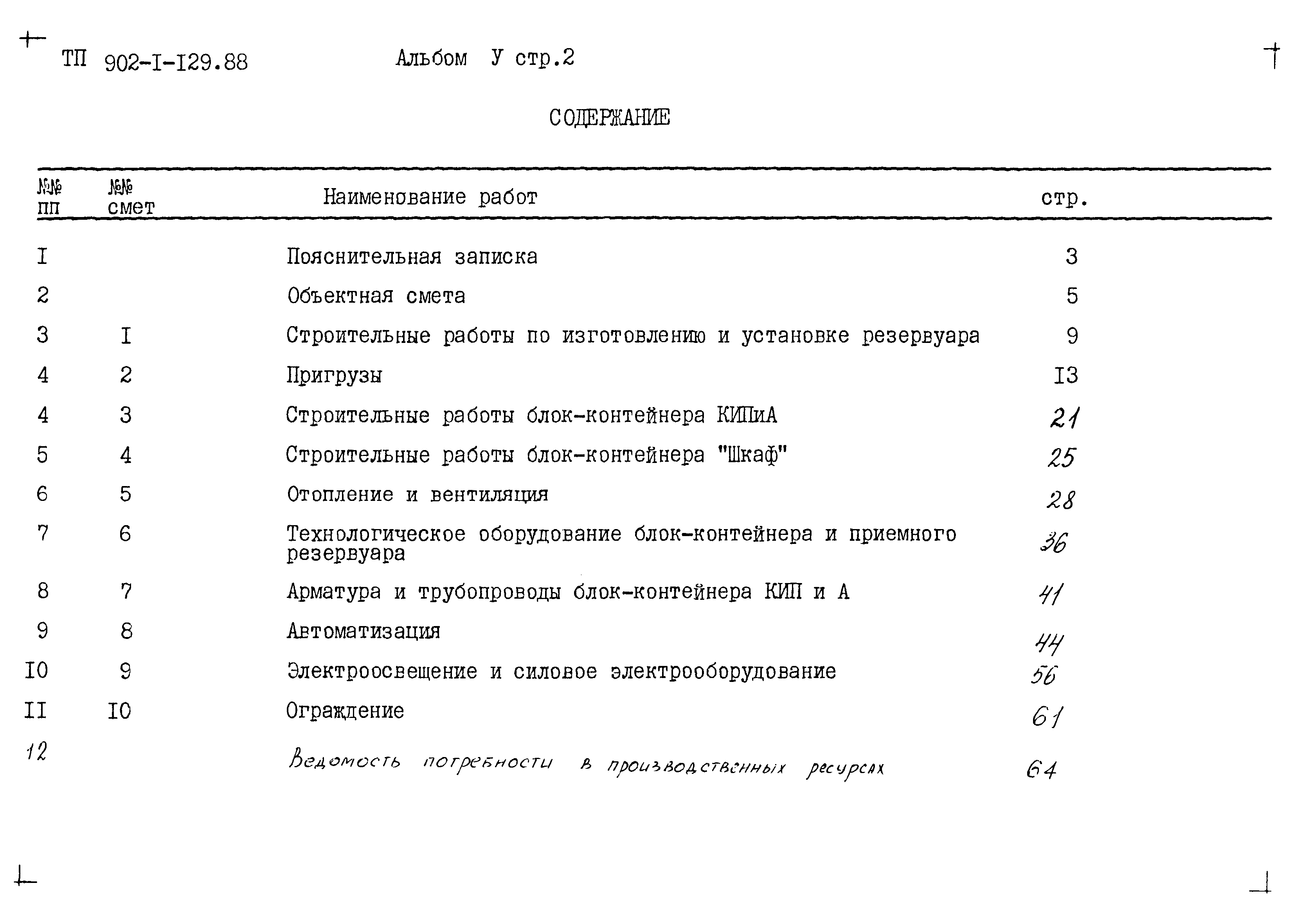 Типовой проект 902-1-129.88