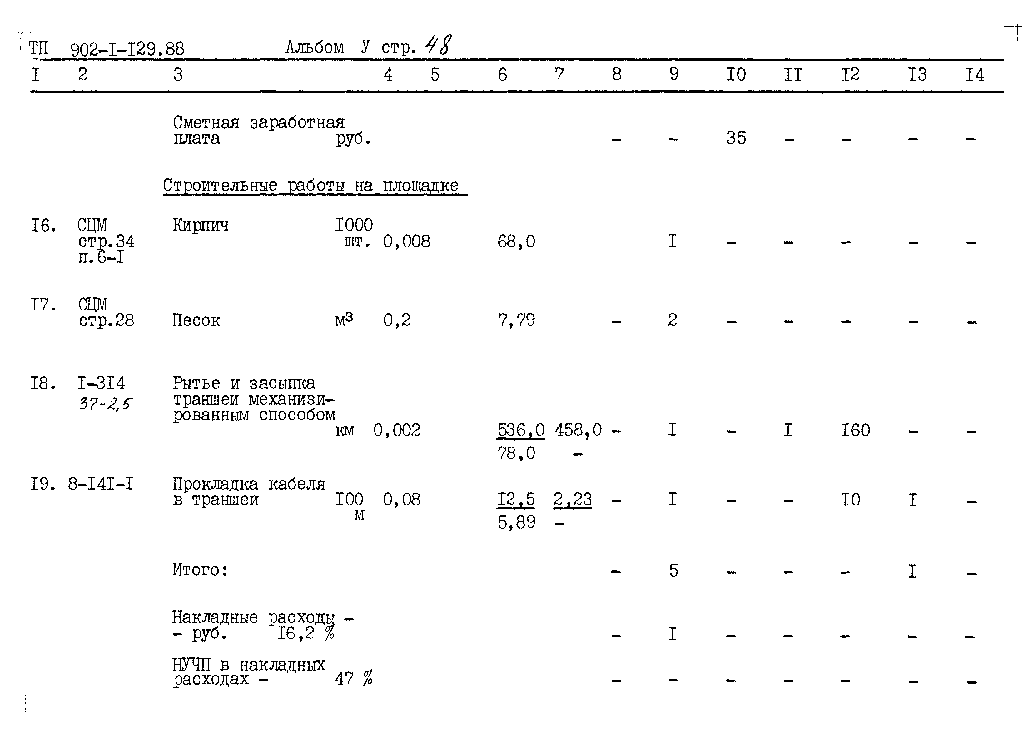 Типовой проект 902-1-129.88