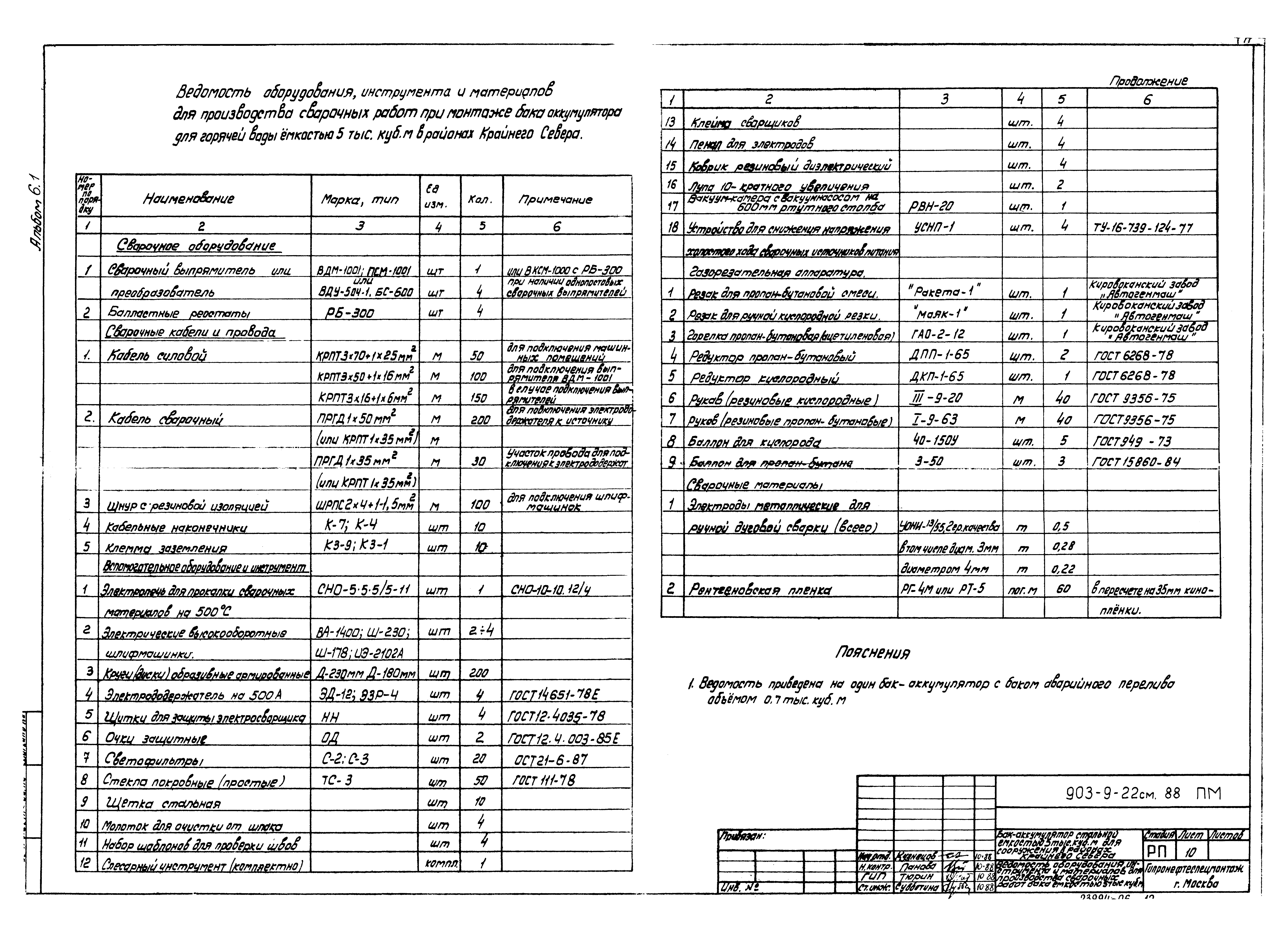 Типовой проект 903-9-22см.88