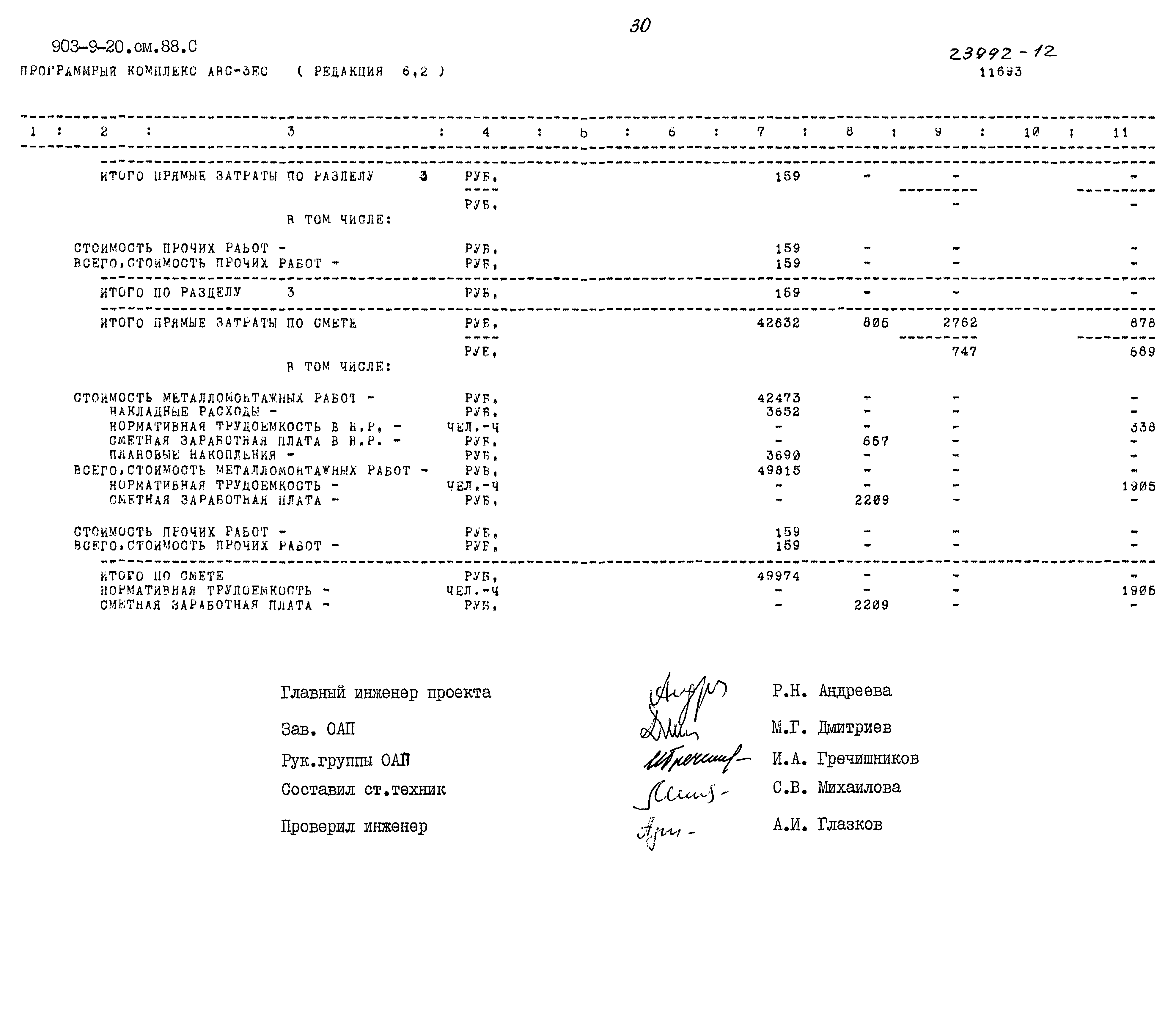 Типовой проект 903-9-20см.88
