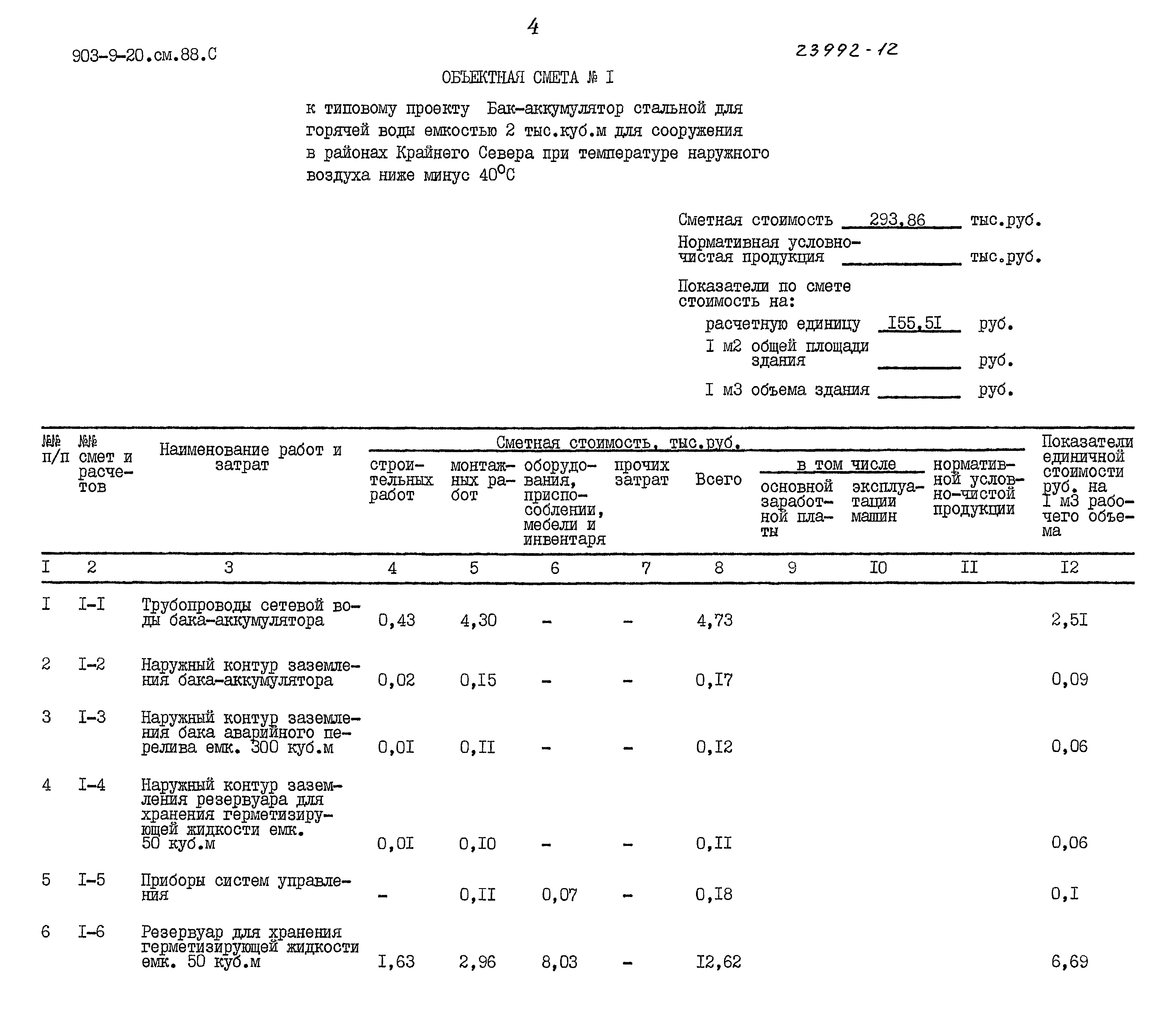 Типовой проект 903-9-20см.88