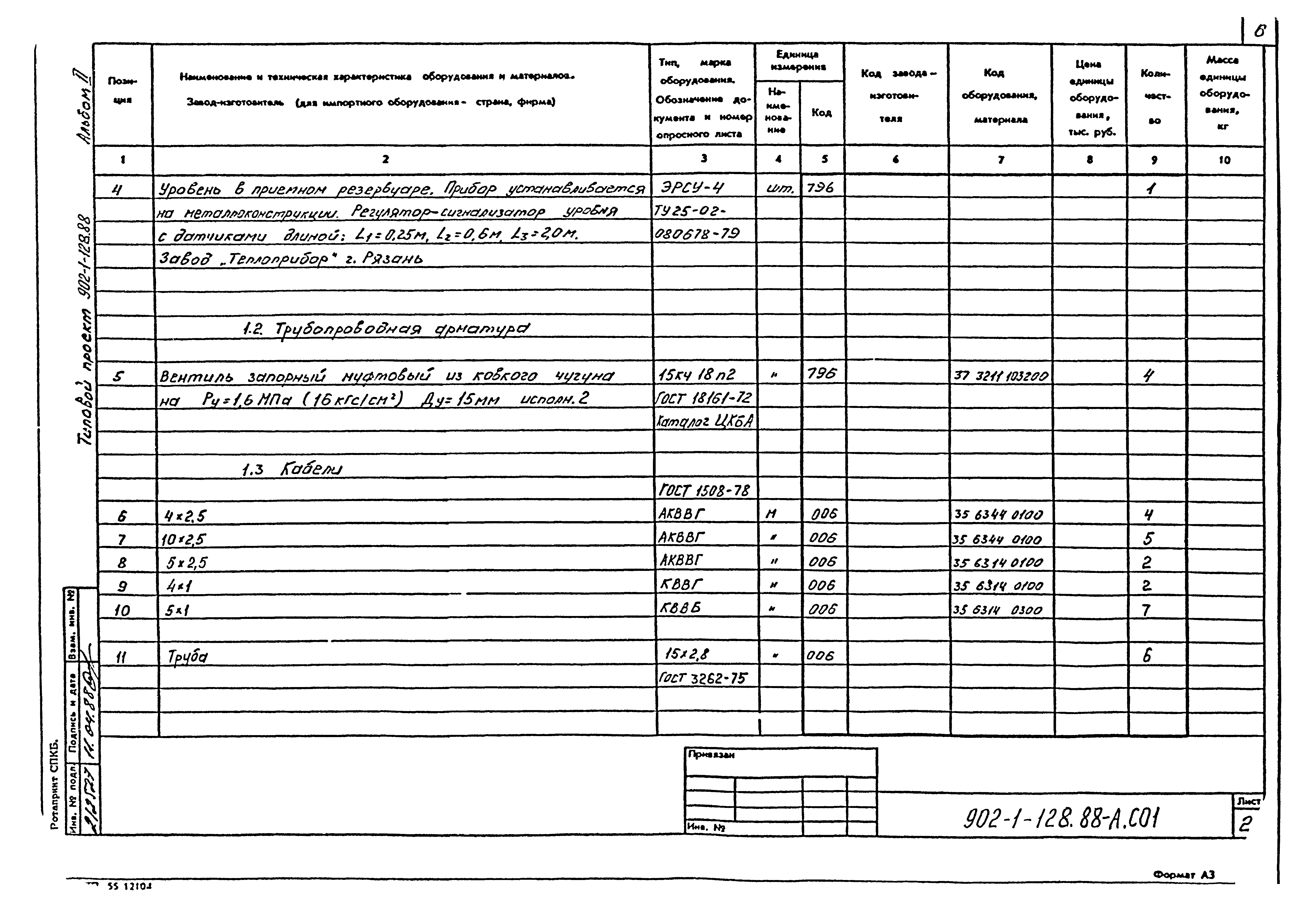 Типовой проект 902-1-128.88