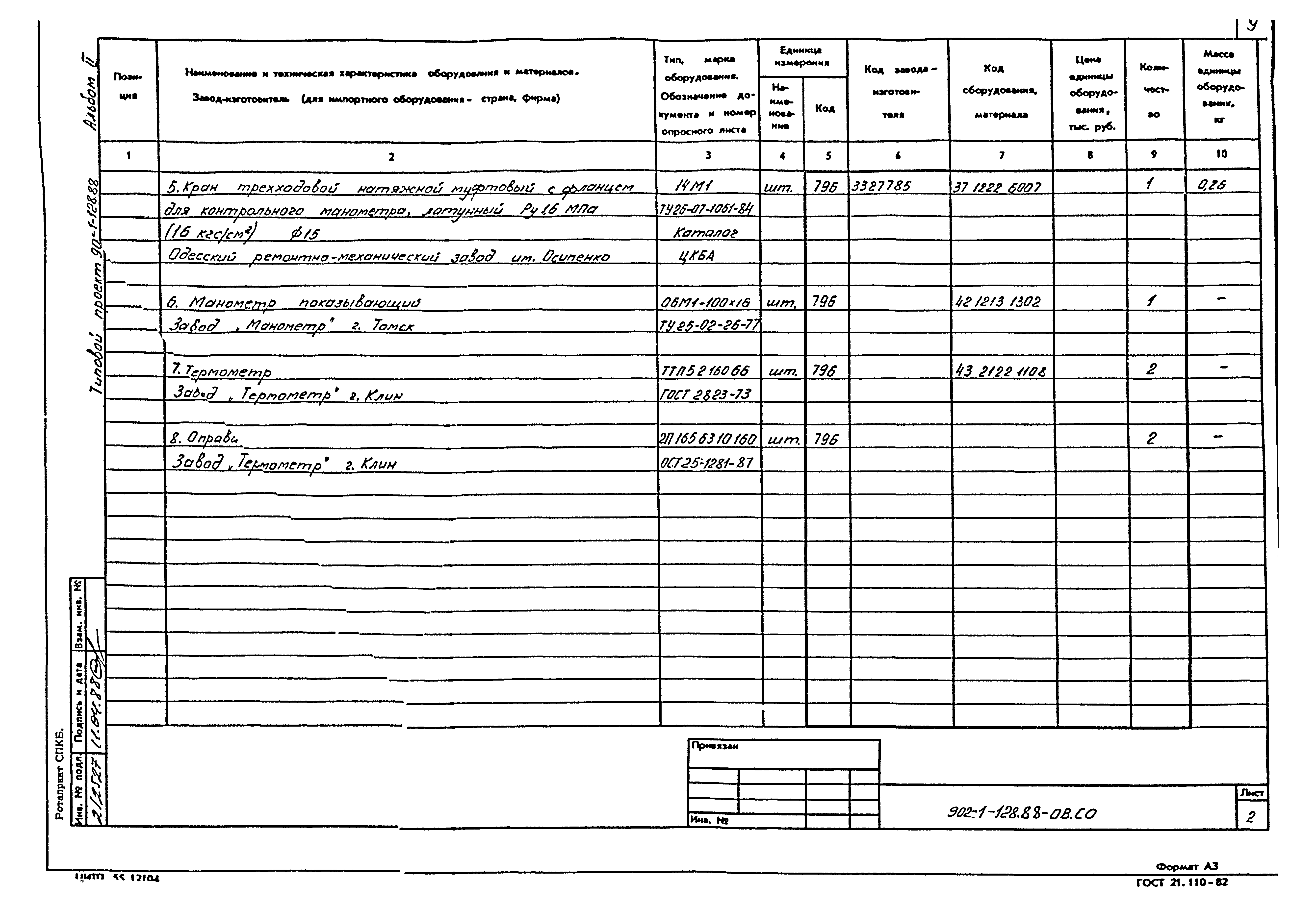 Типовой проект 902-1-128.88
