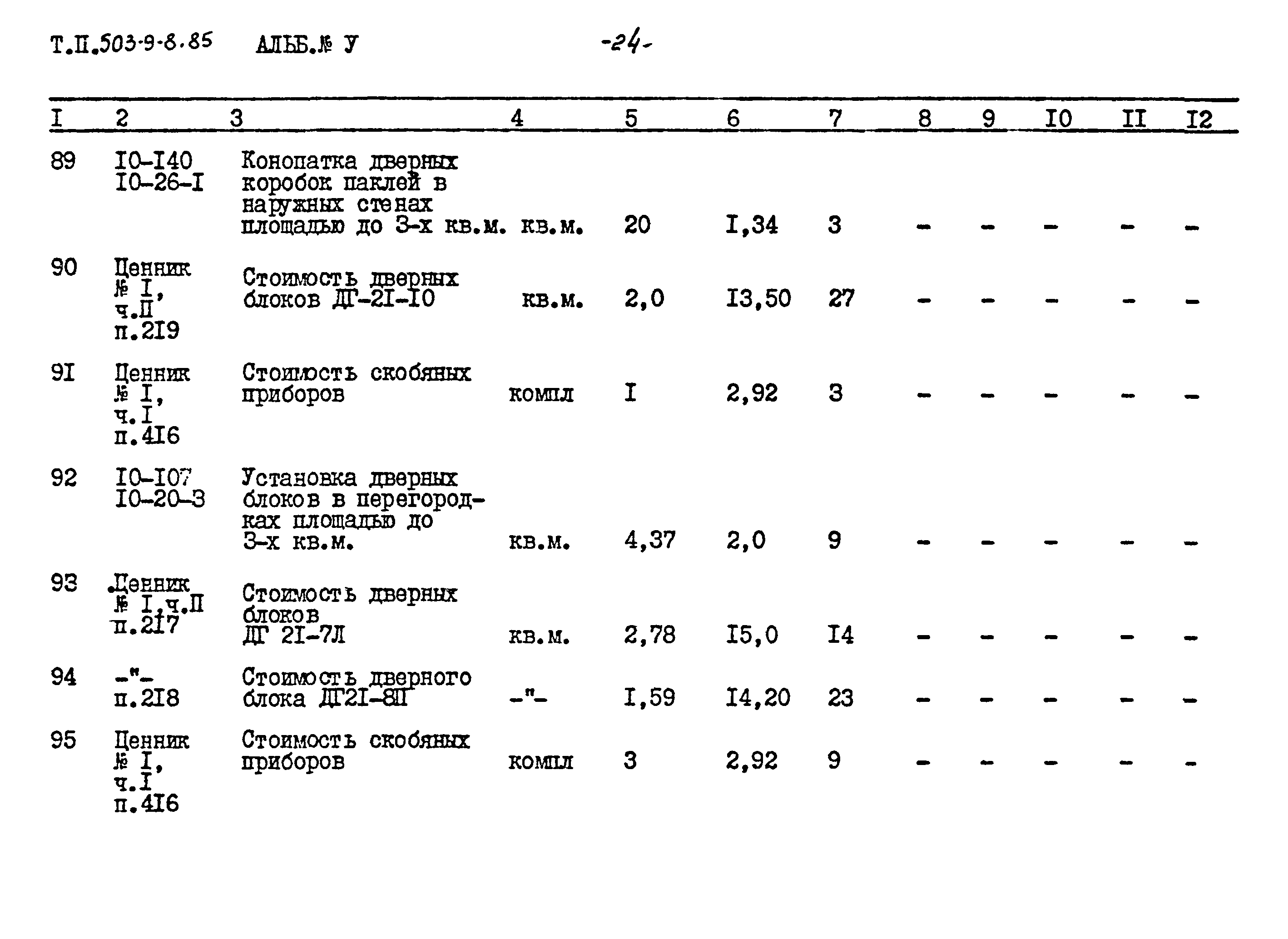 Типовой проект 503-9-8.85