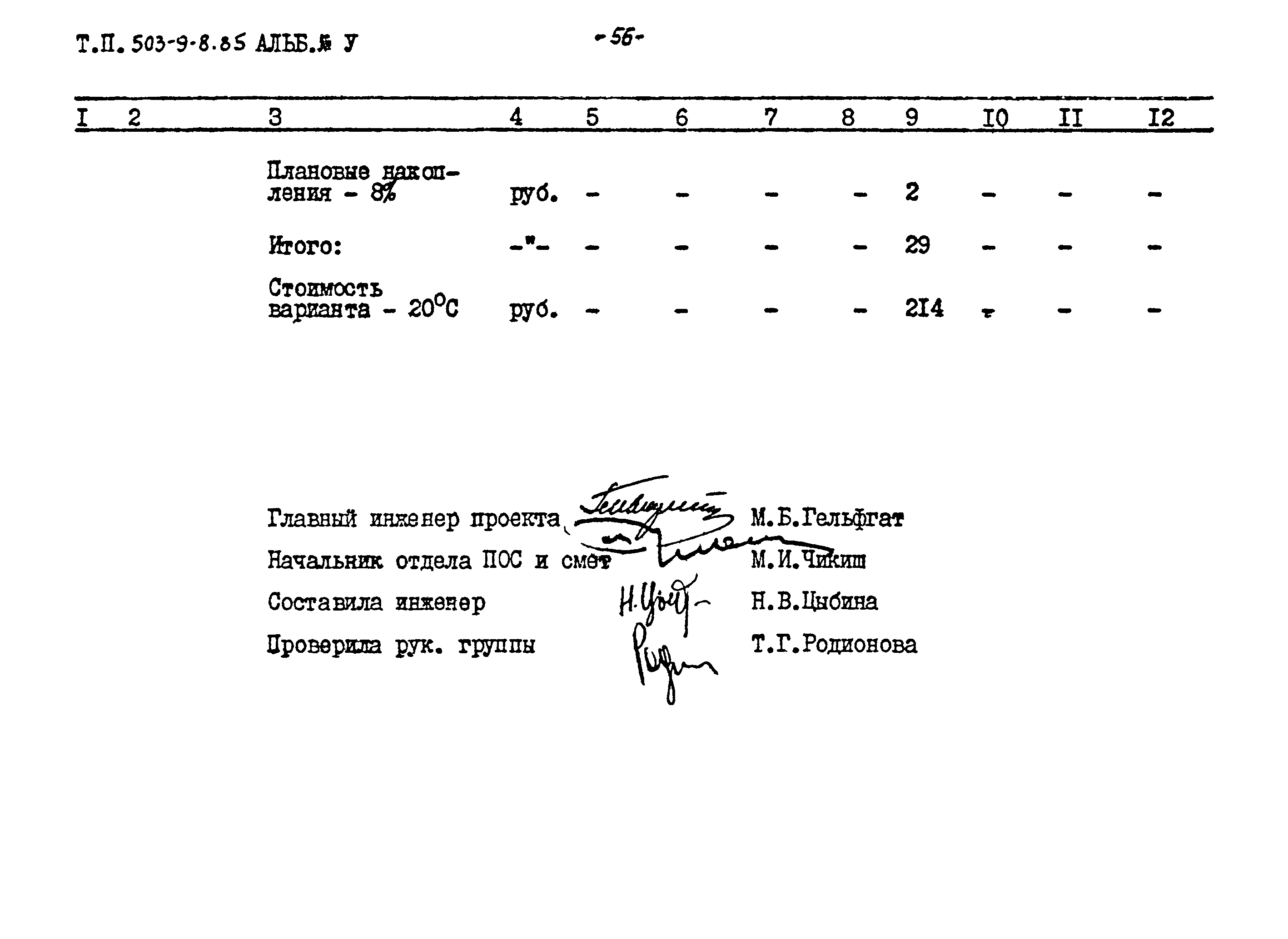 Типовой проект 503-9-8.85