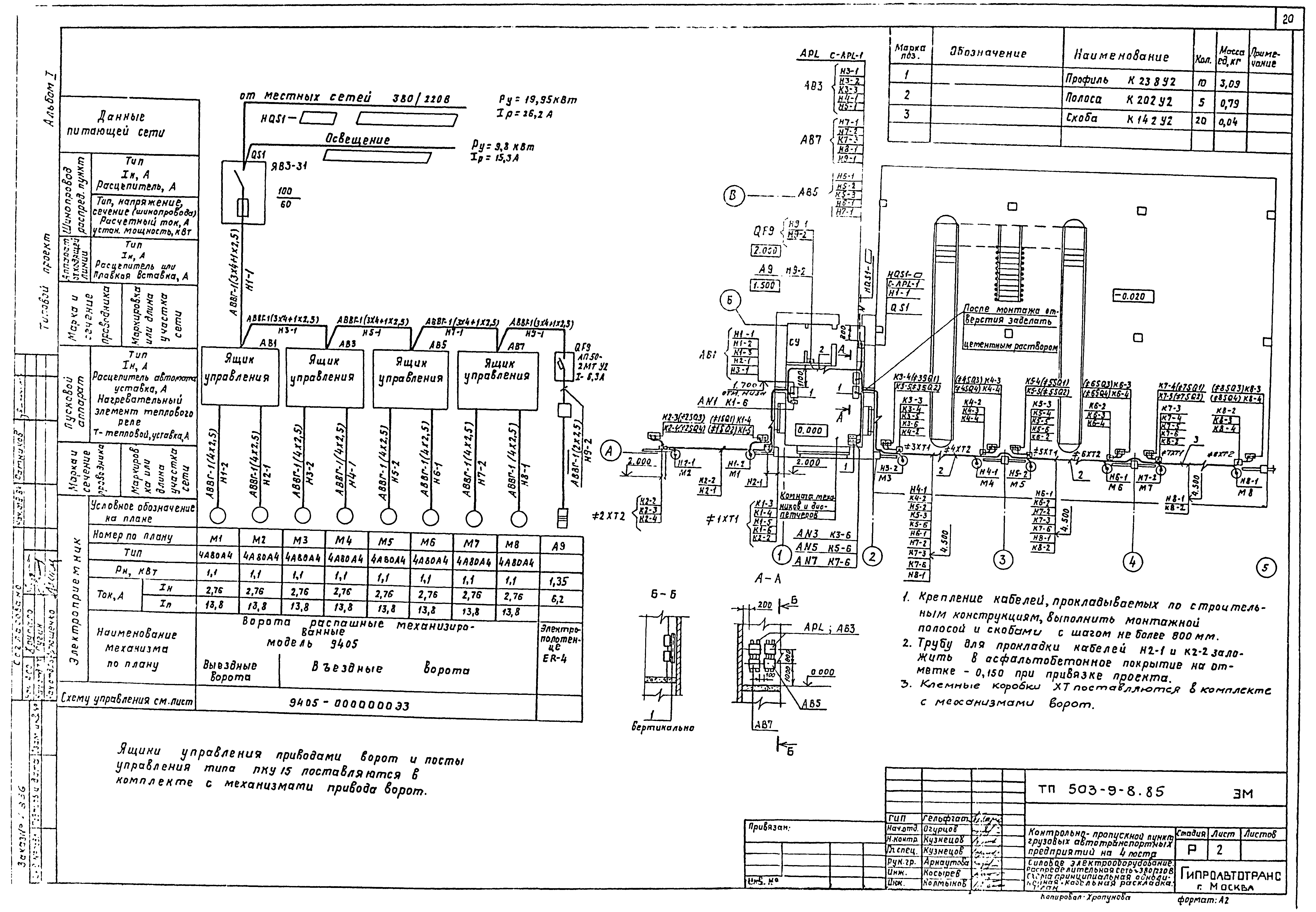 Типовой проект 503-9-8.85