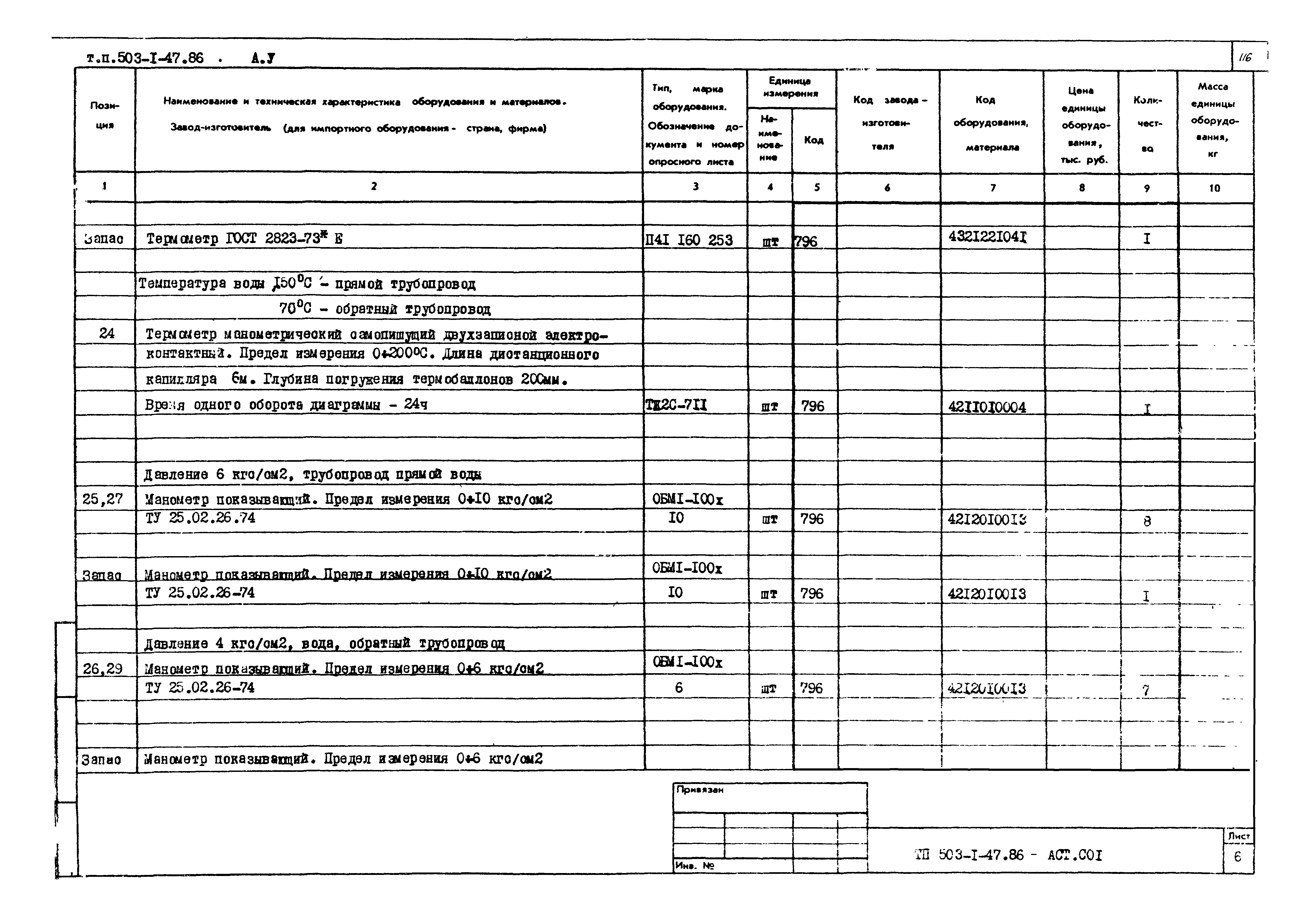 Типовой проект 503-1-47.86