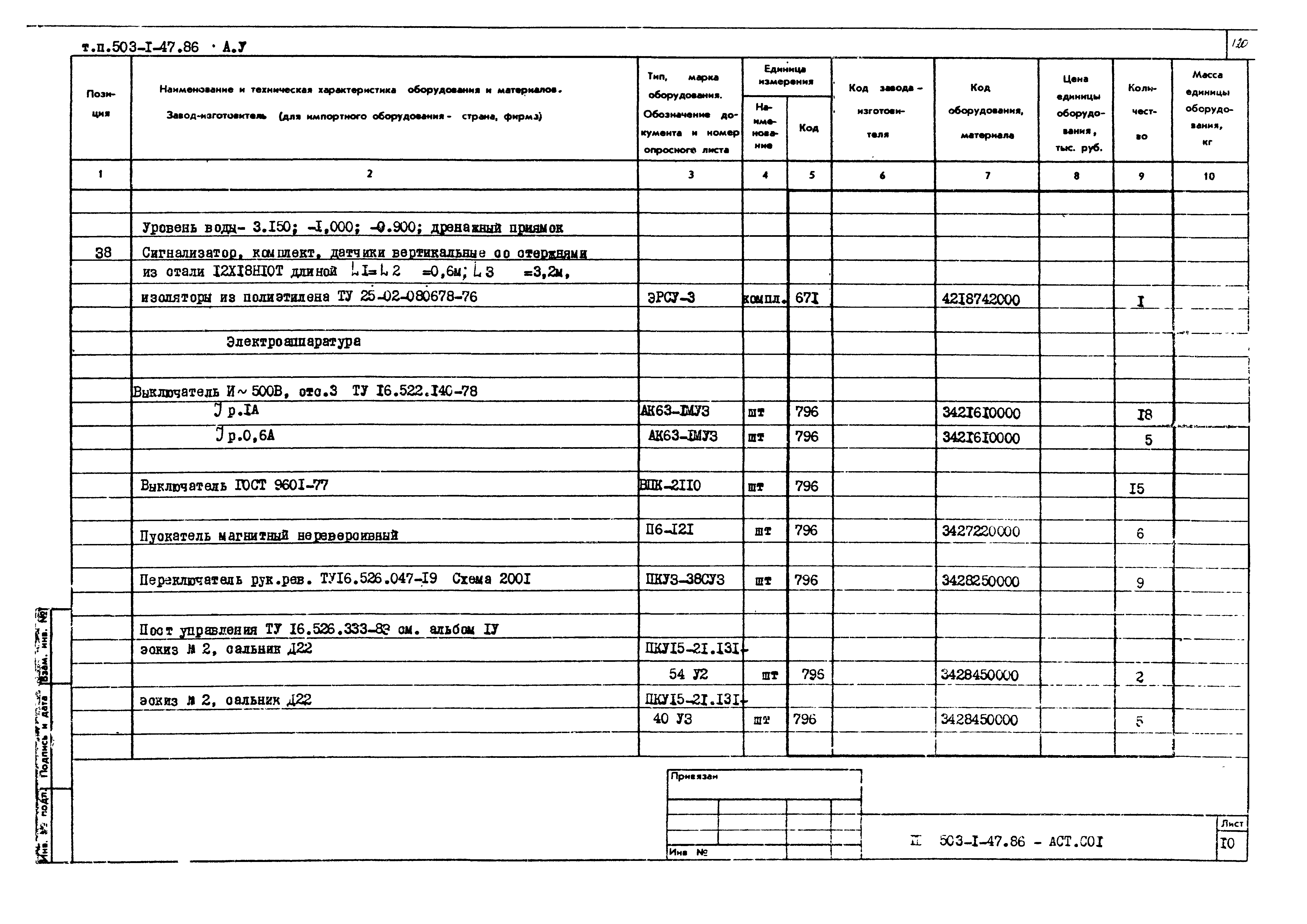 Типовой проект 503-1-47.86