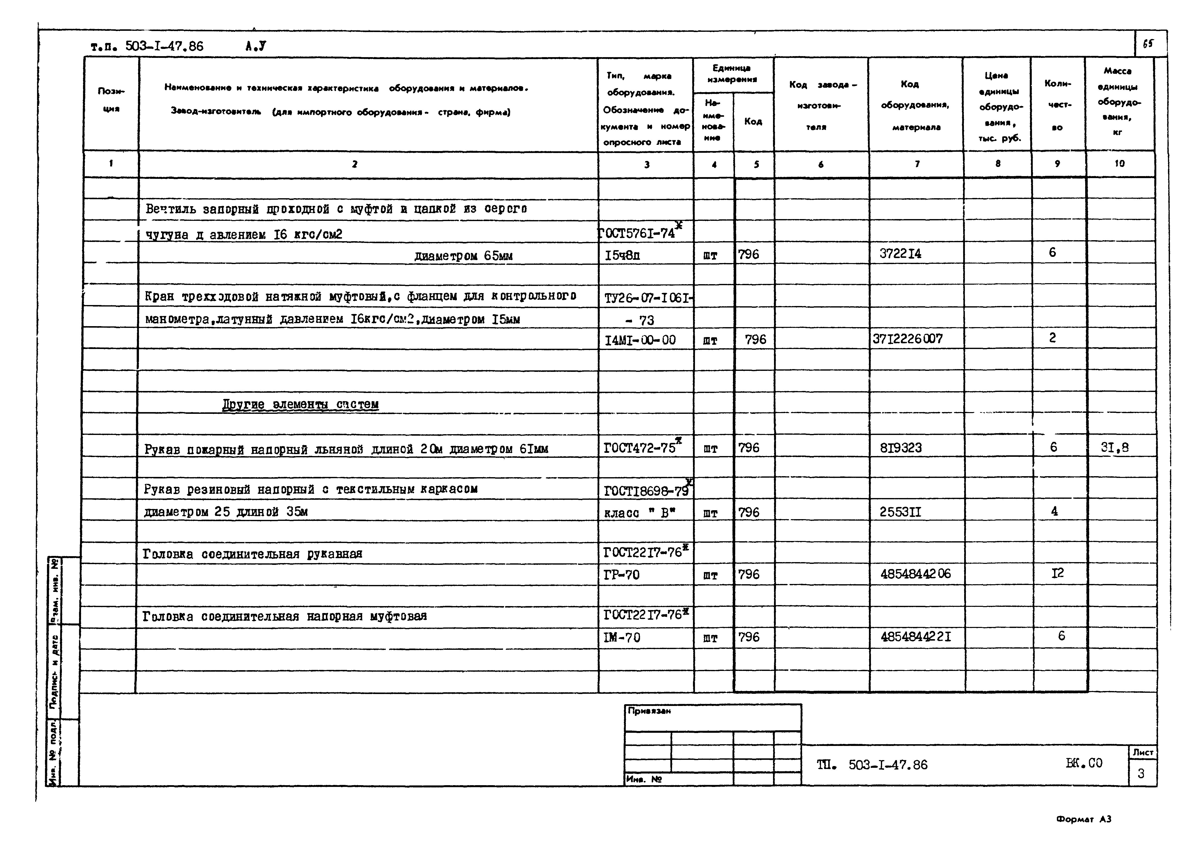 Типовой проект 503-1-47.86