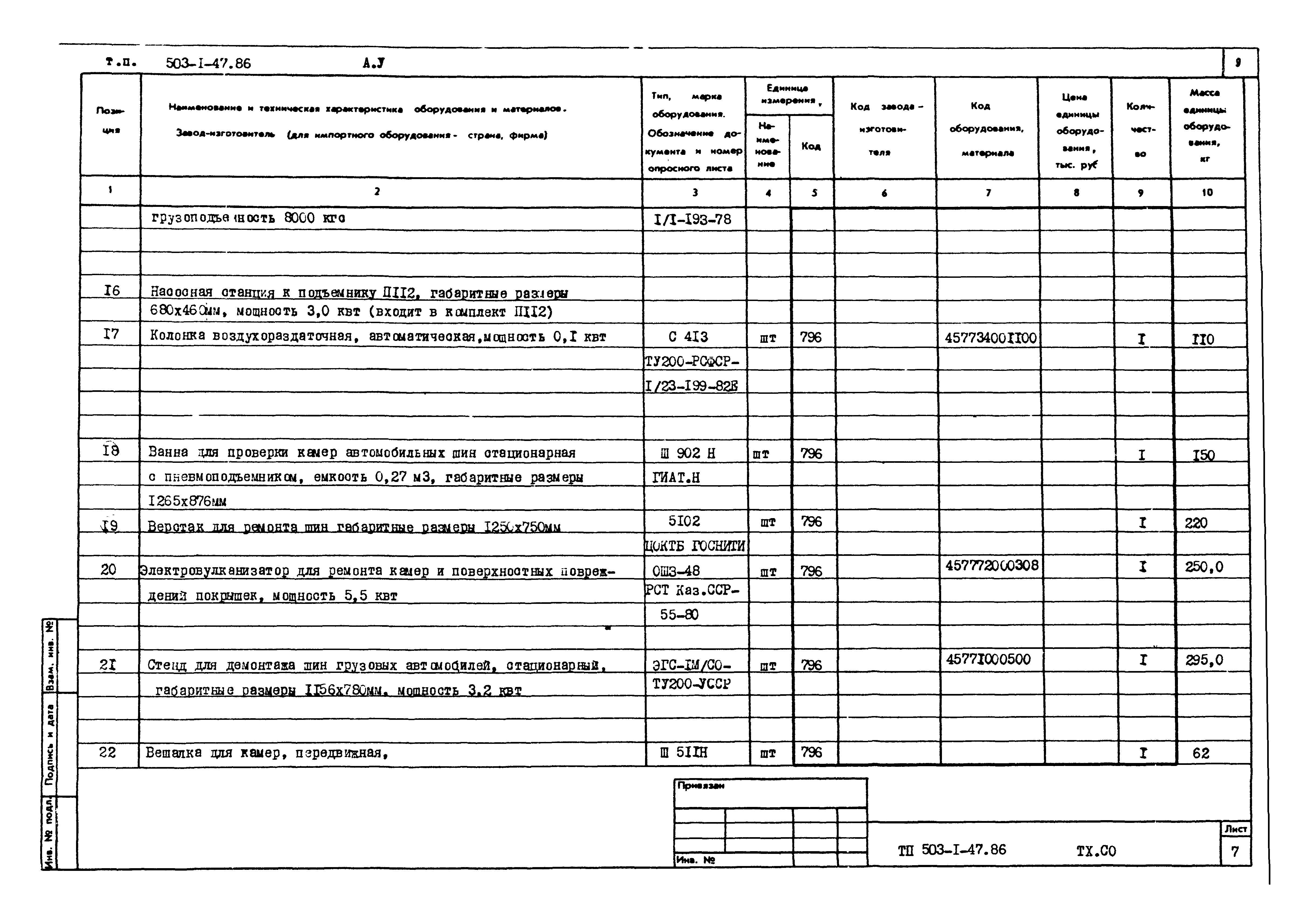 Типовой проект 503-1-47.86