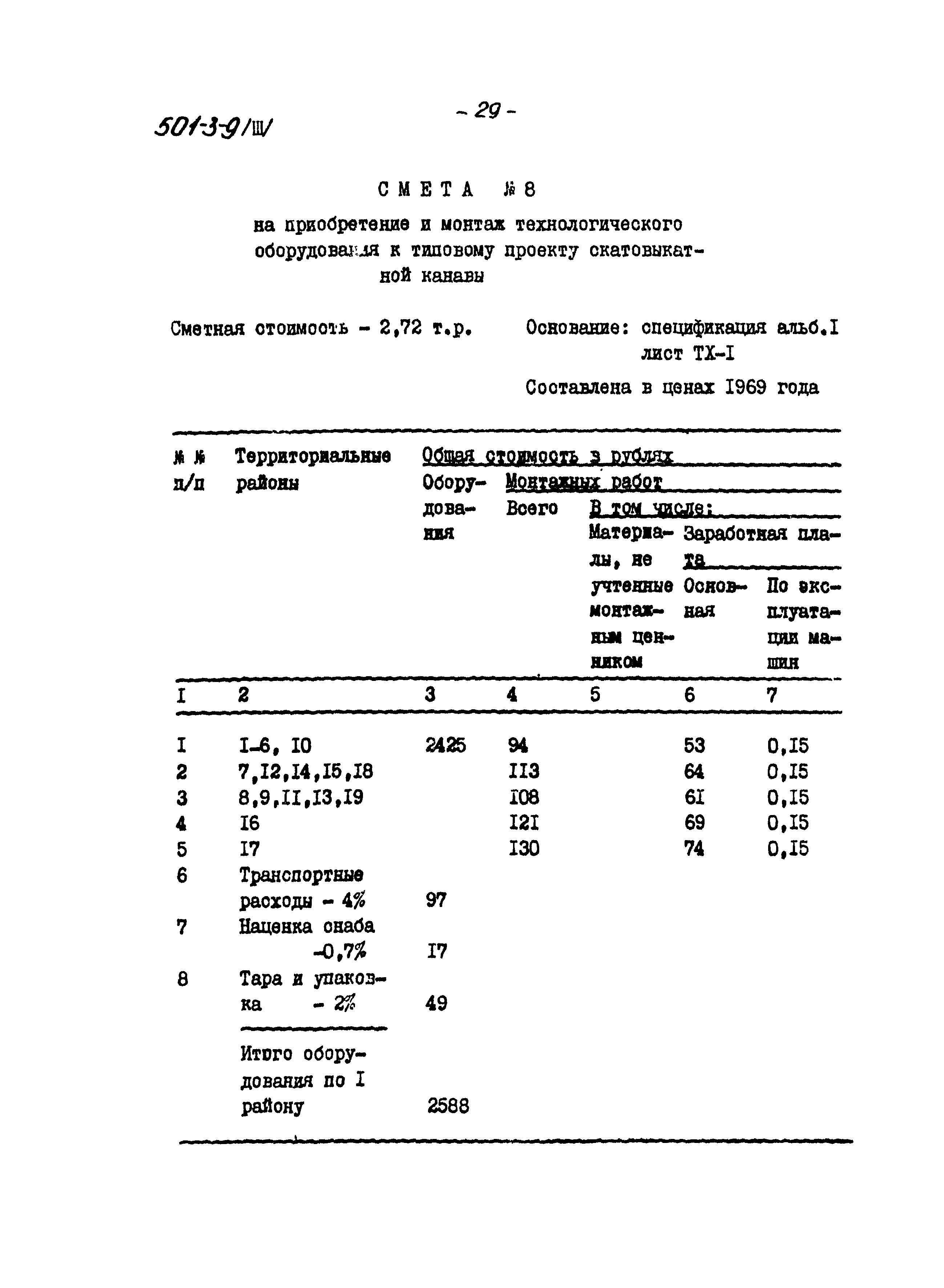 Типовой проект 501-3-9