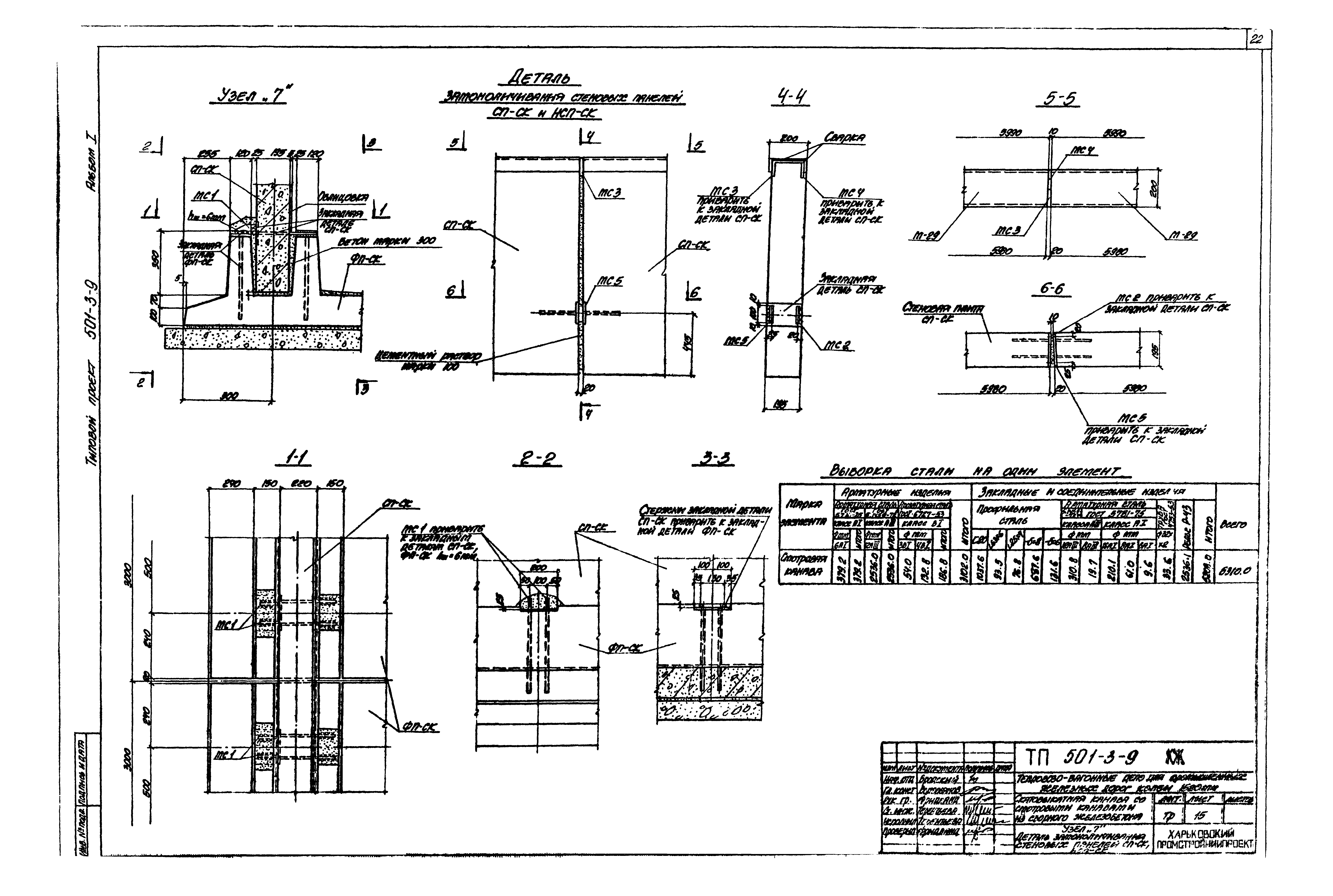 Типовой проект 501-3-9