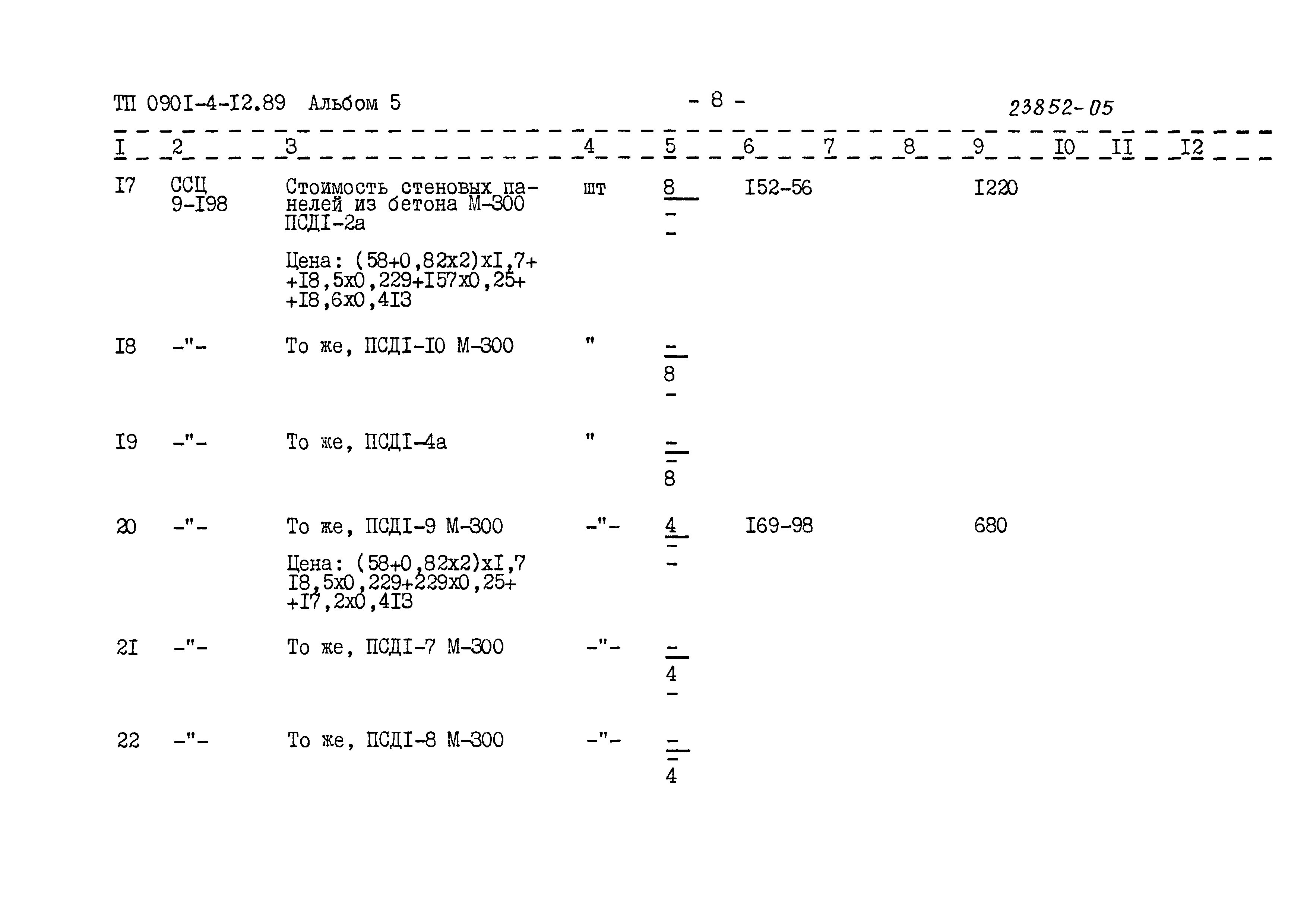 Типовой проект 0901-4-12.89