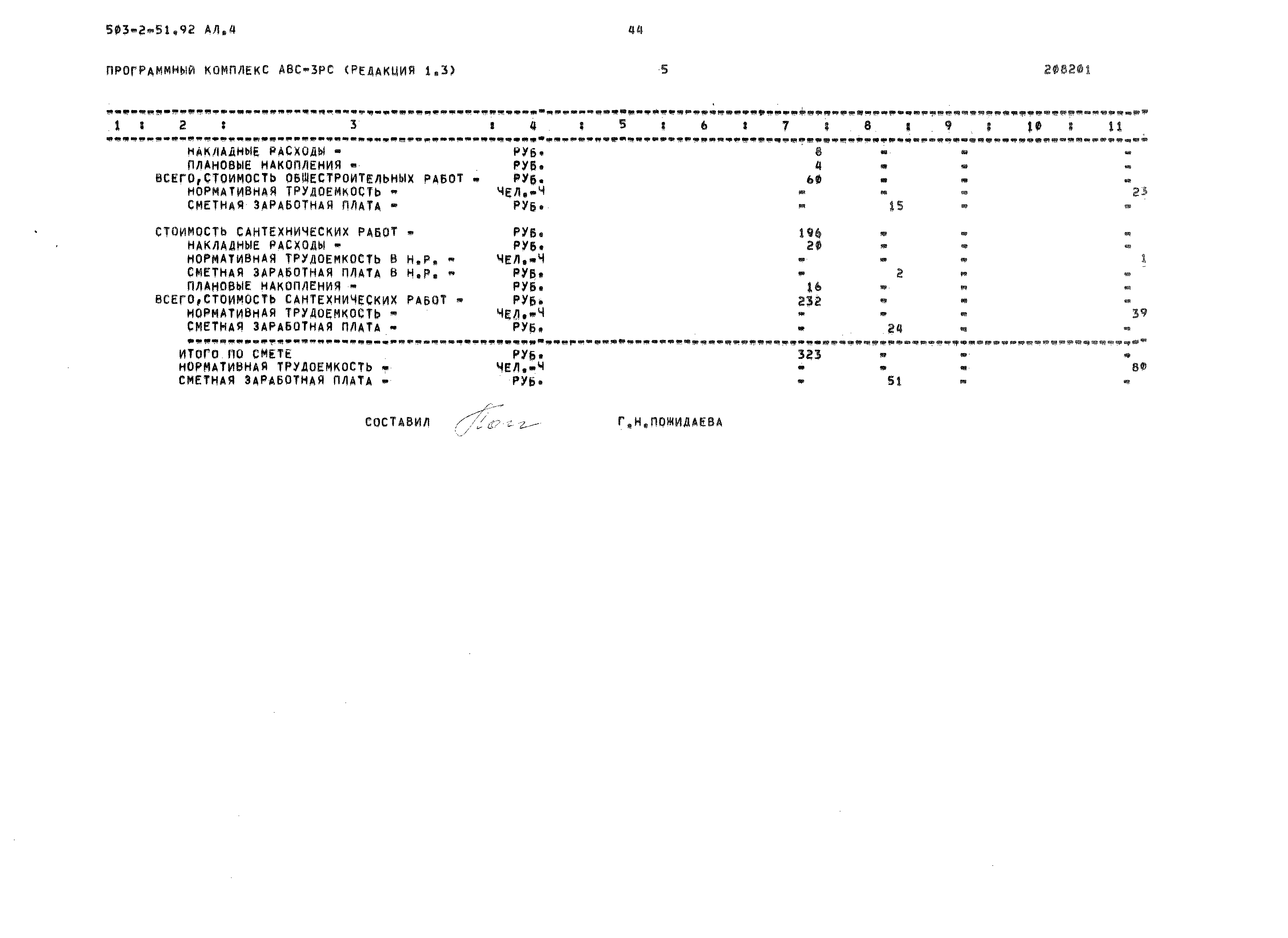 Типовой проект 503-2-51.92