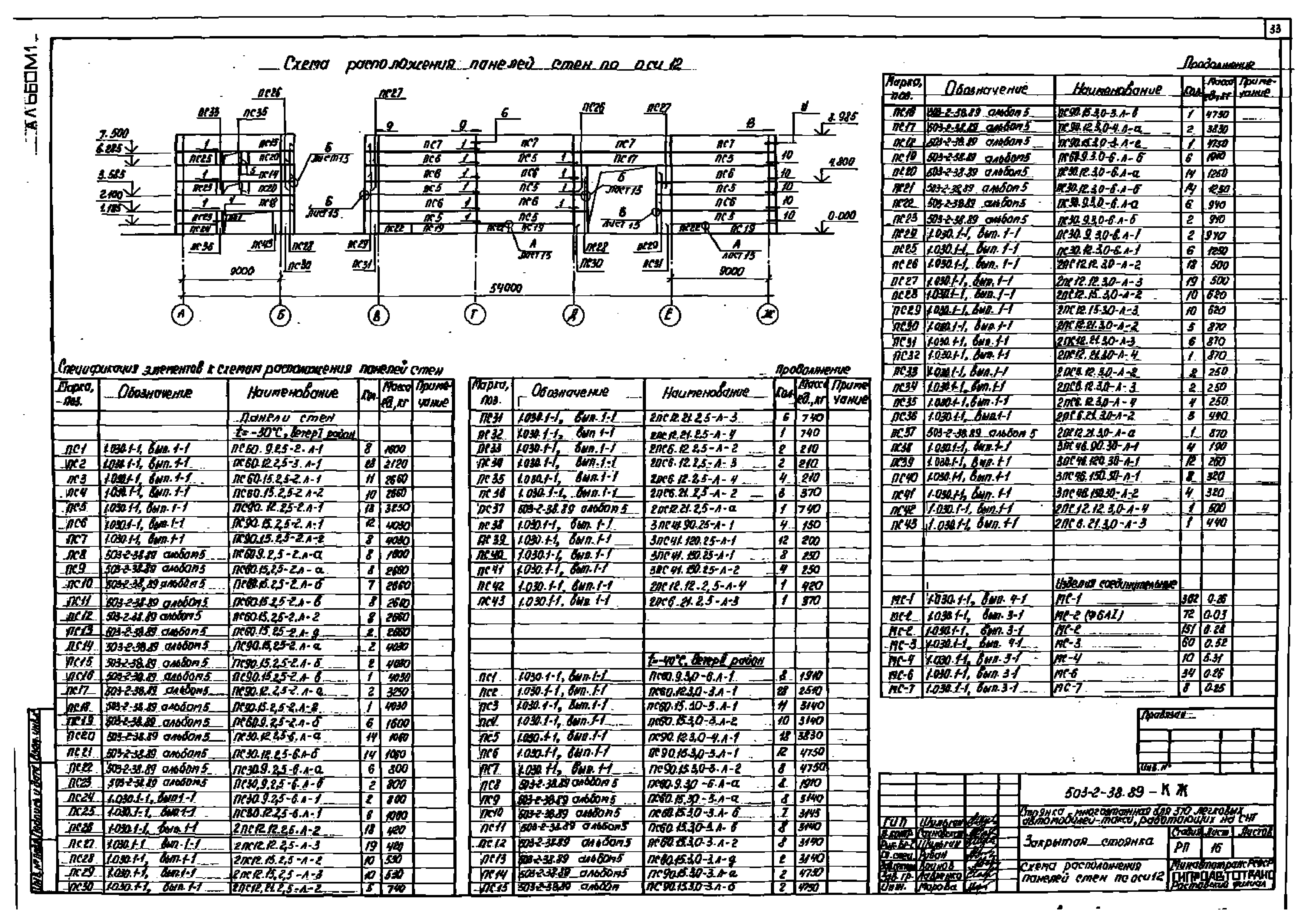 Типовой проект 503-2-38.89