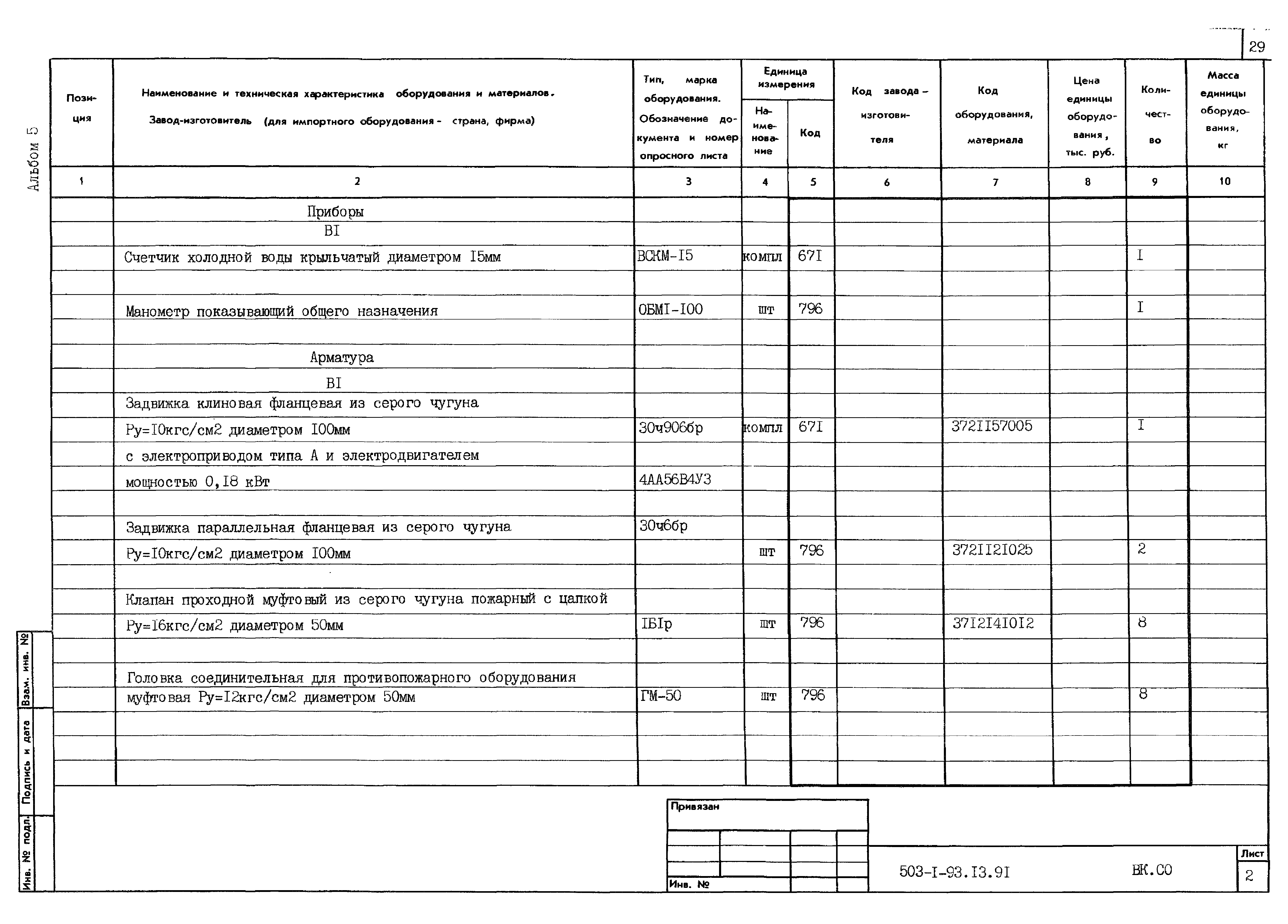 Типовой проект 503-1-93.13.91