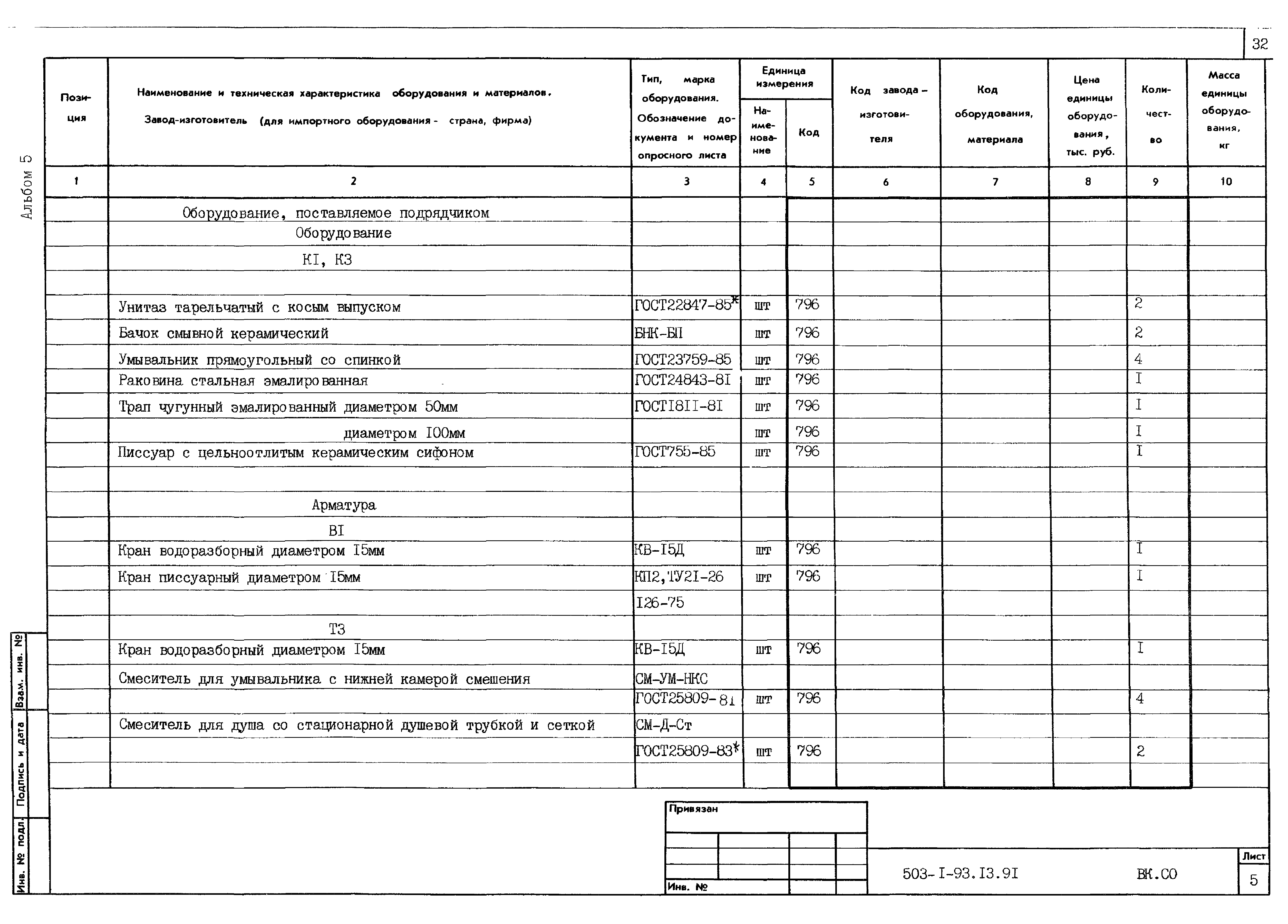 Типовой проект 503-1-93.13.91