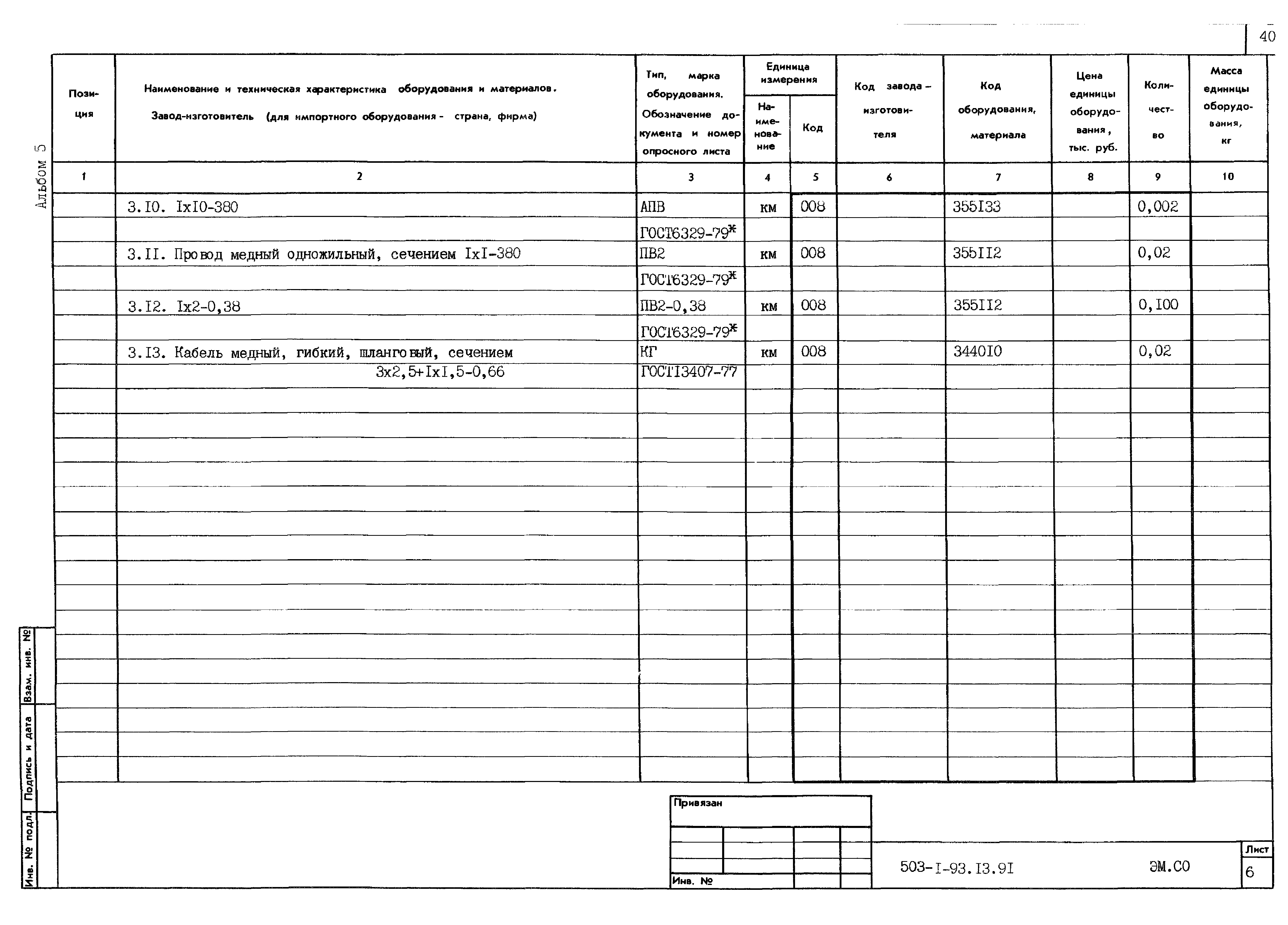 Типовой проект 503-1-93.13.91
