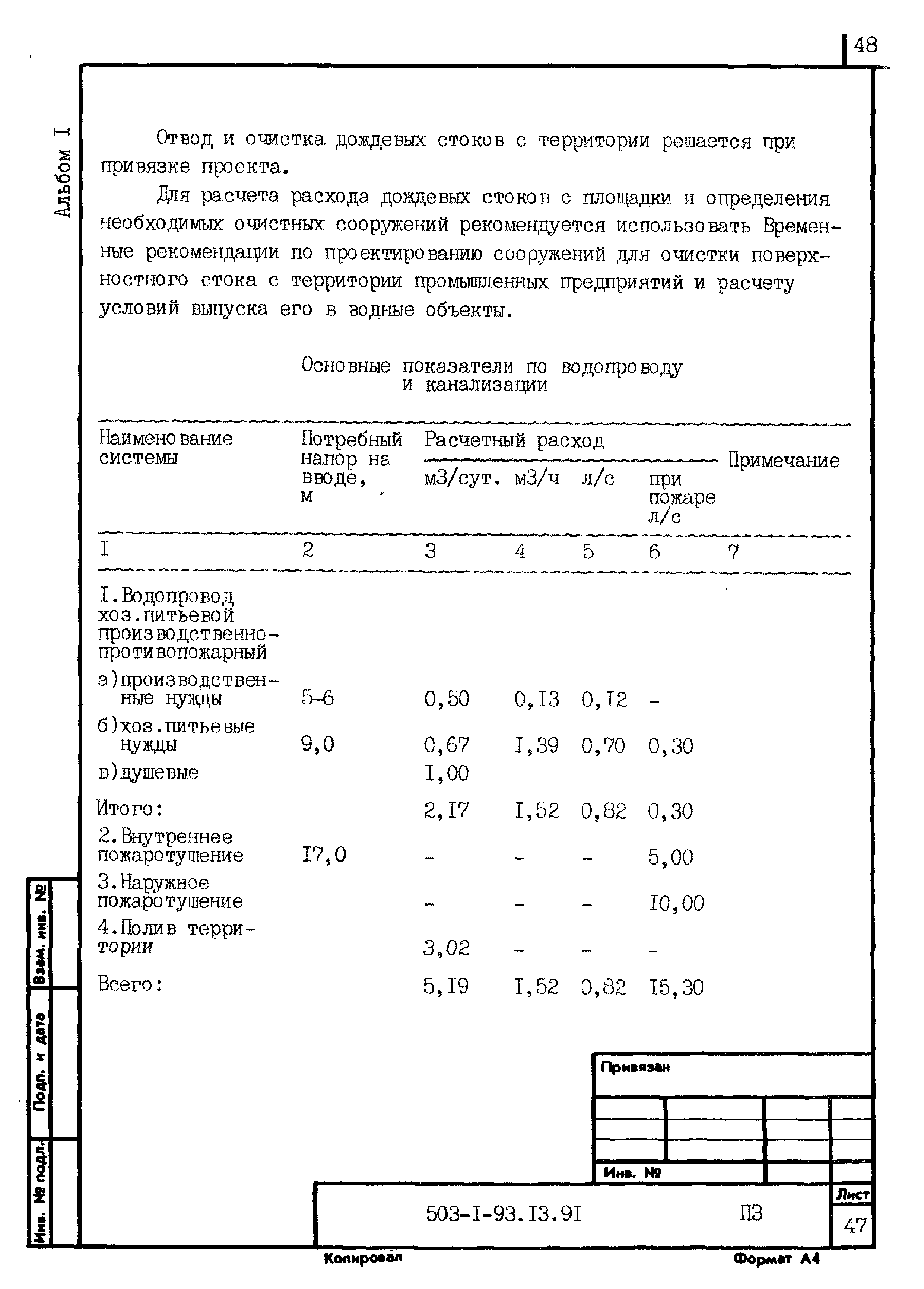 Типовой проект 503-1-93.13.91