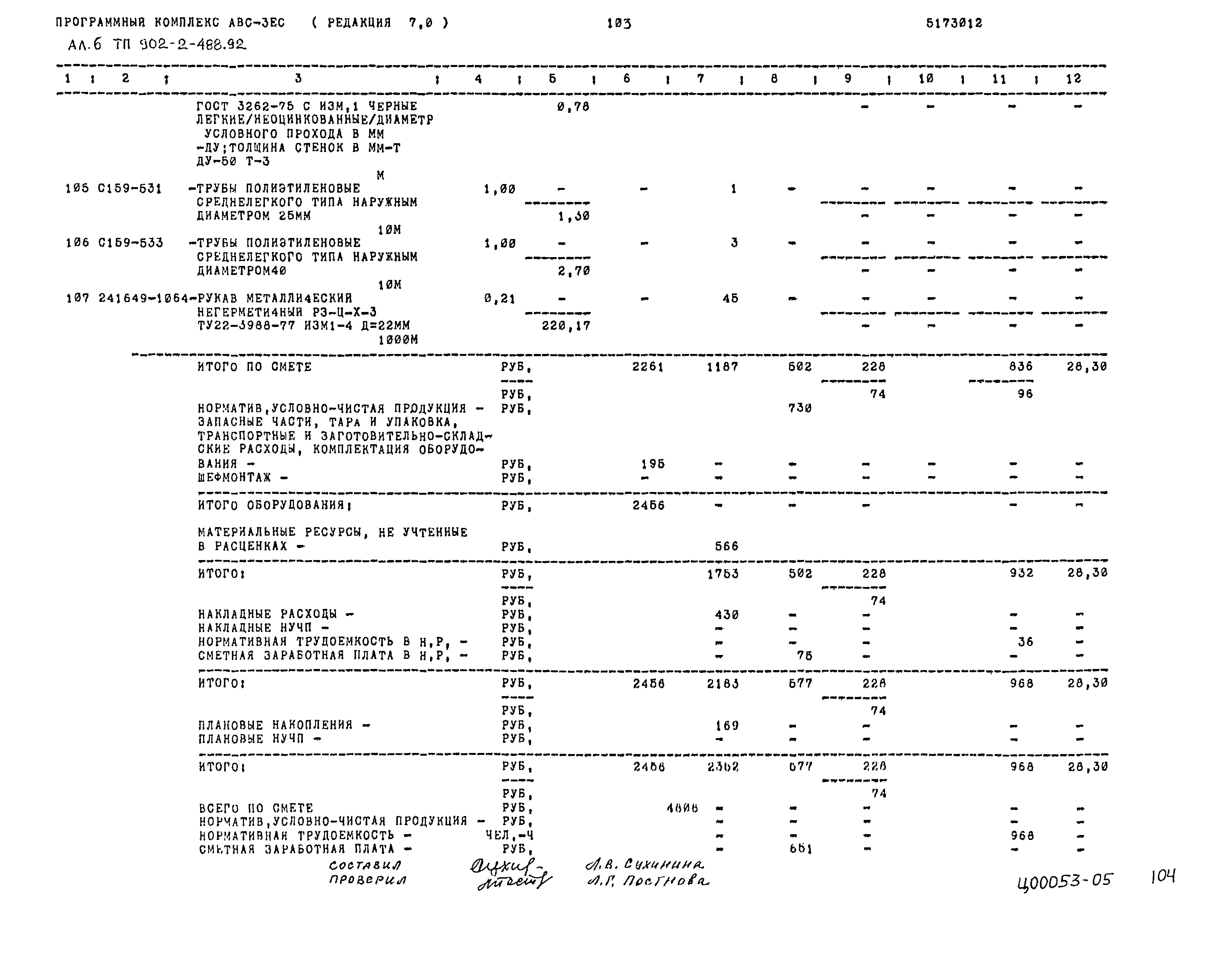 Типовой проект 902-2-488.92
