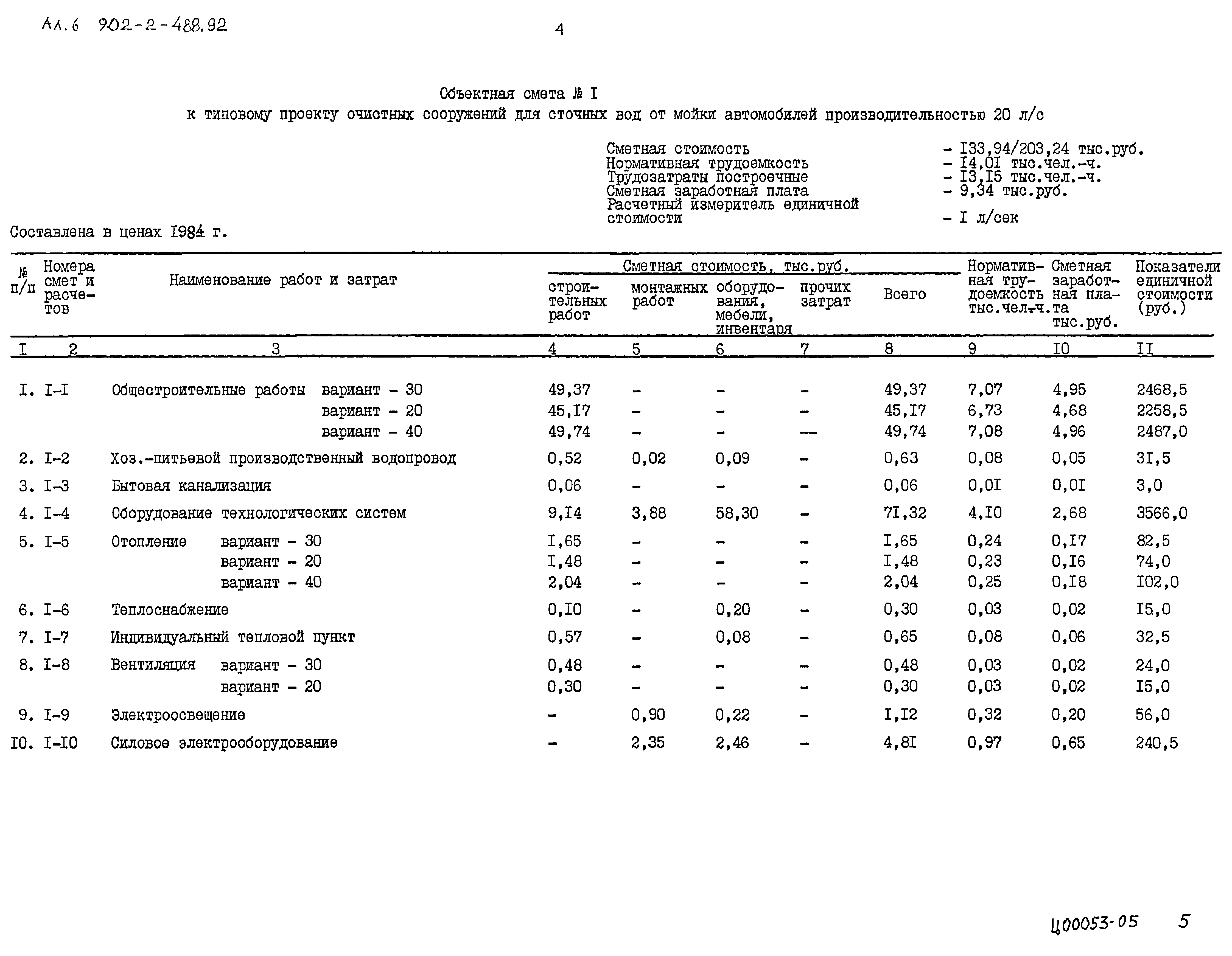 Типовой проект 902-2-488.92