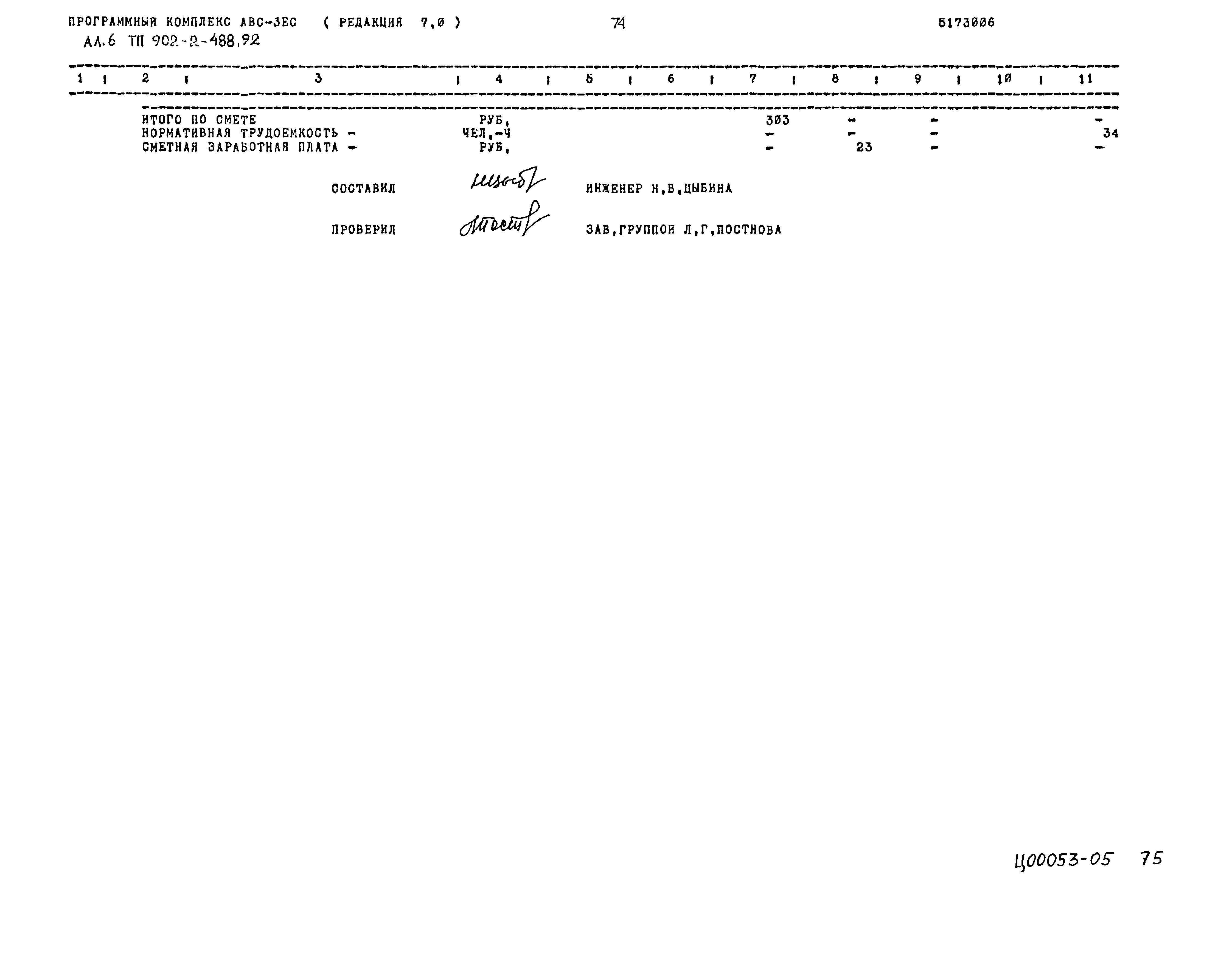 Типовой проект 902-2-488.92