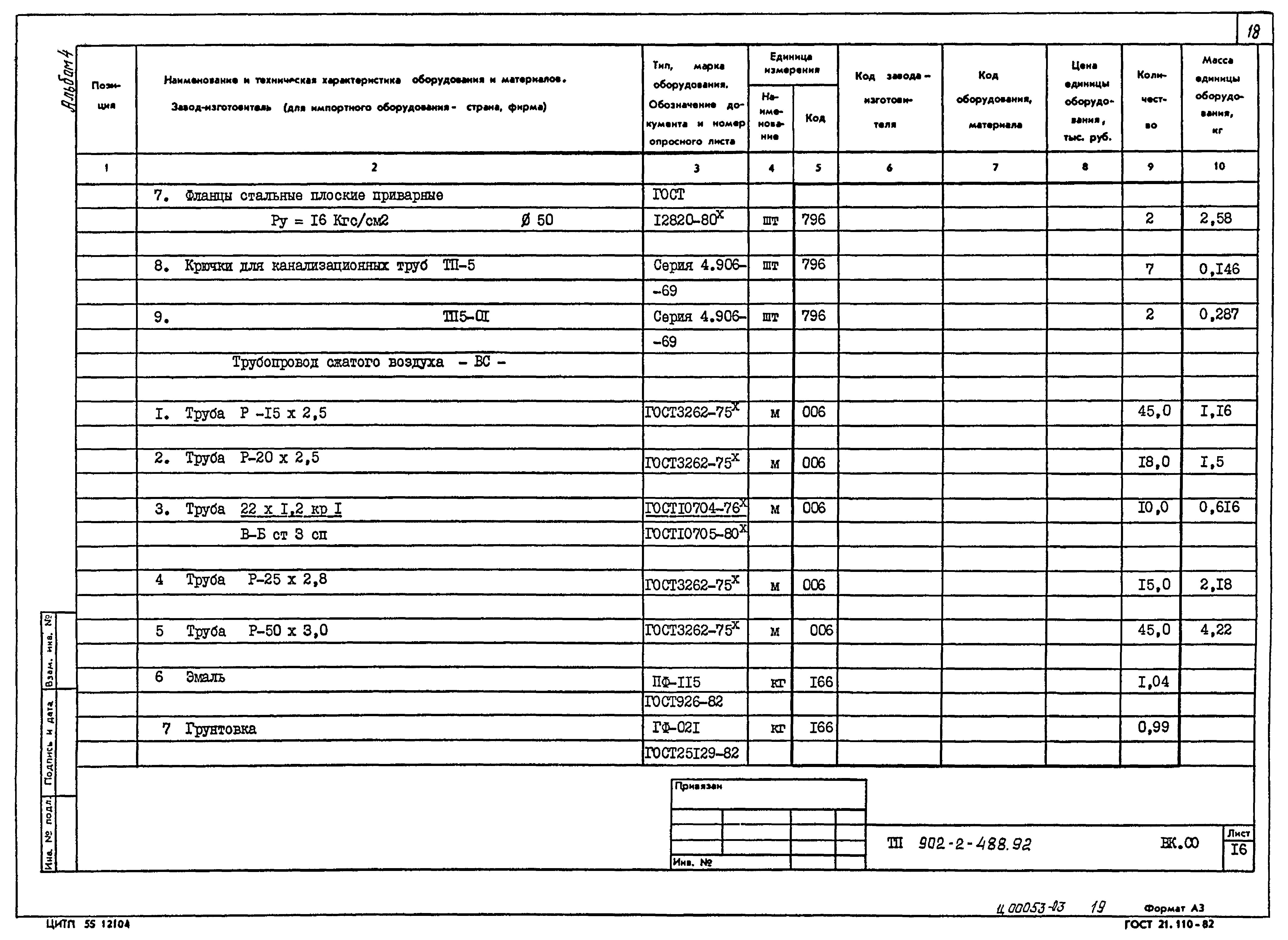 Типовой проект 902-2-488.92