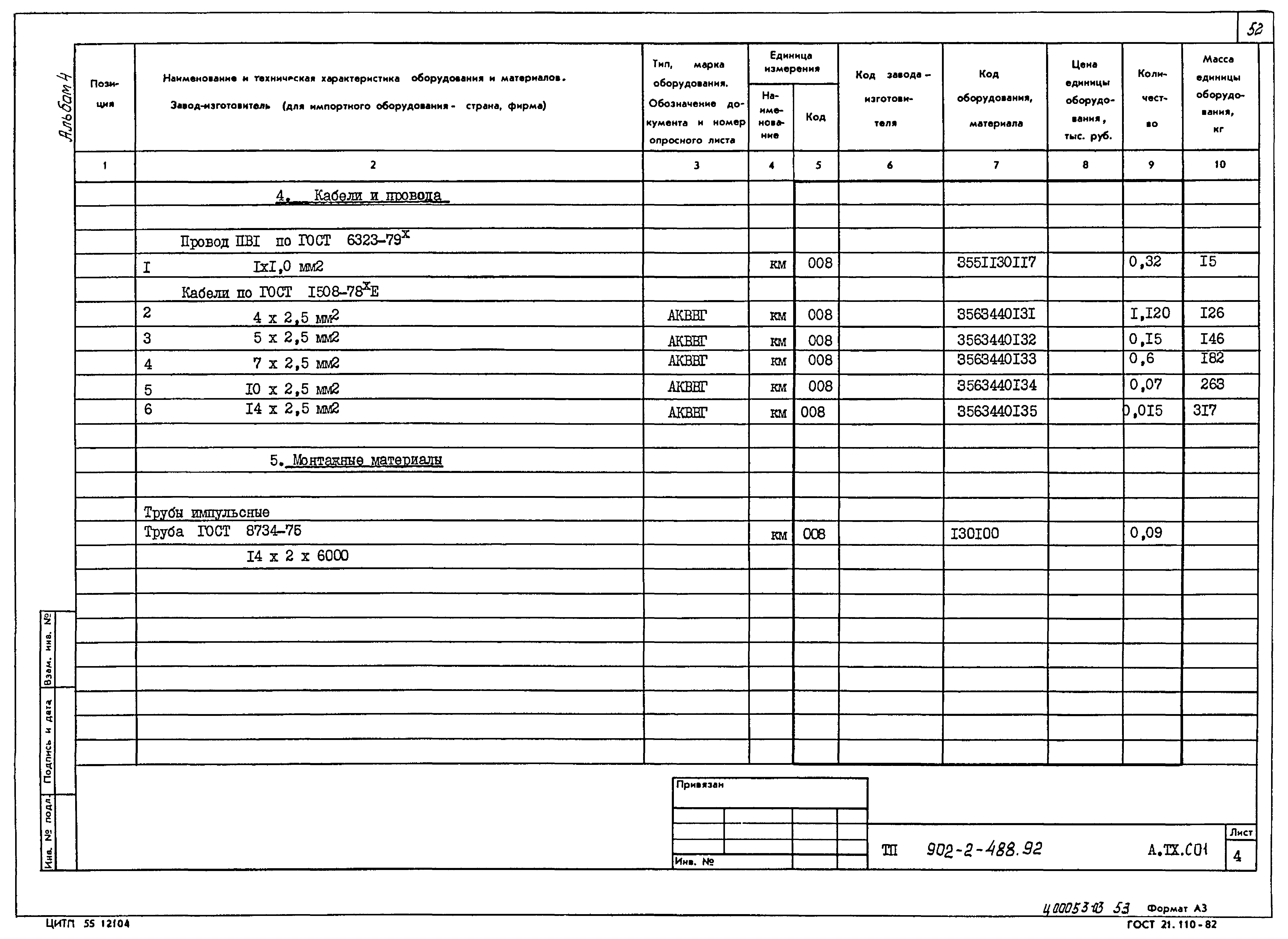 Типовой проект 902-2-488.92