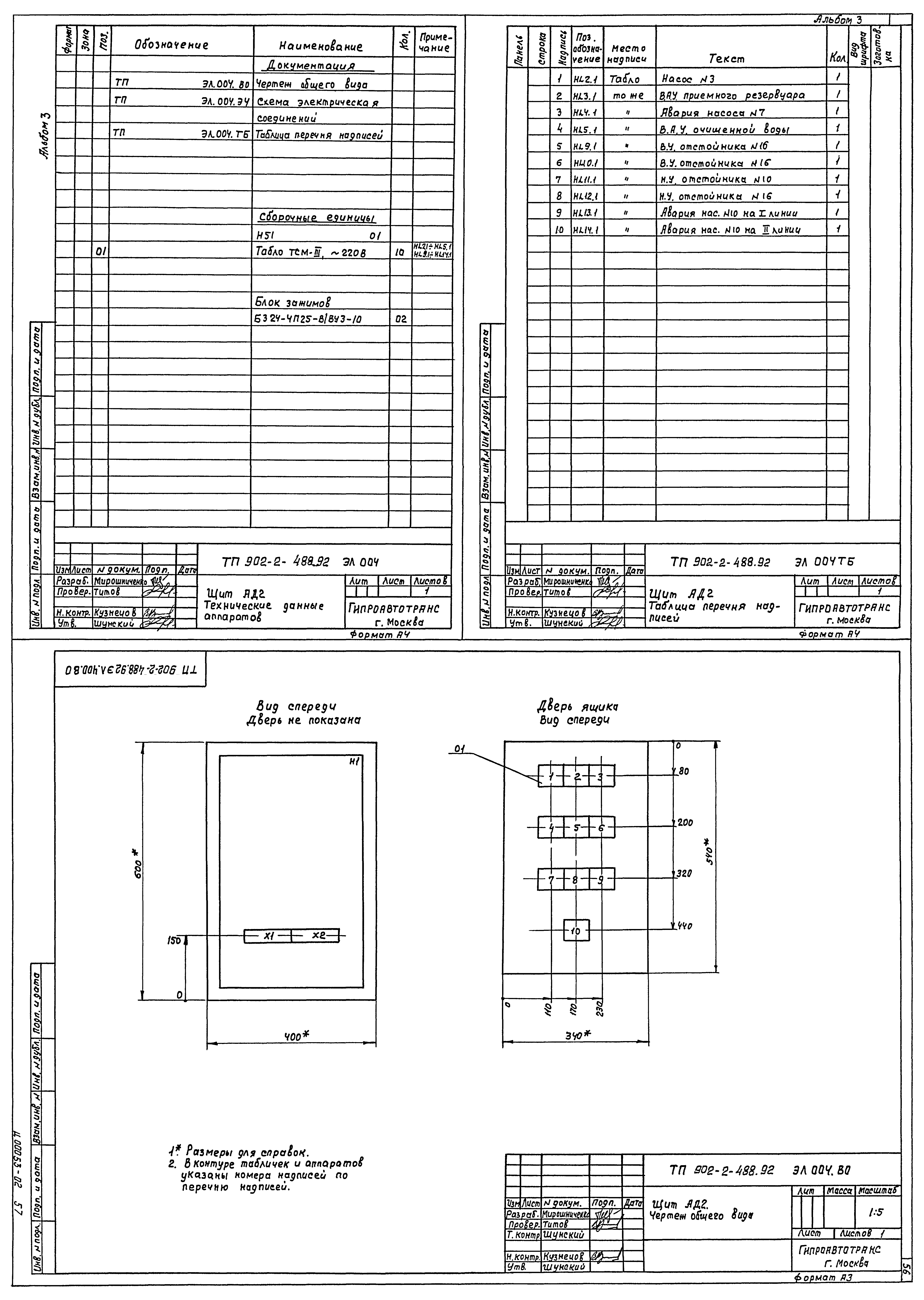 Типовой проект 902-2-488.92