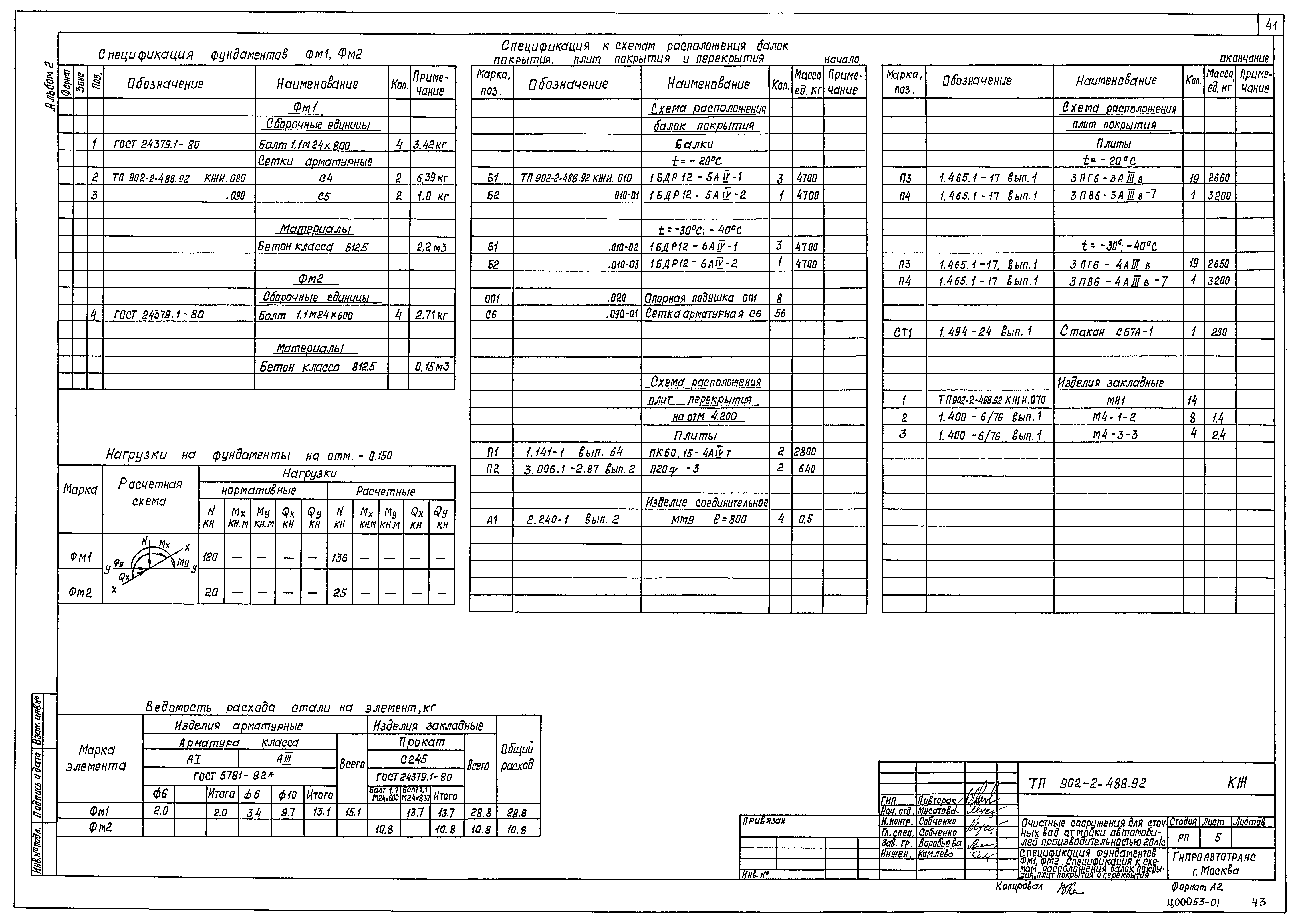 Типовой проект 902-2-488.92